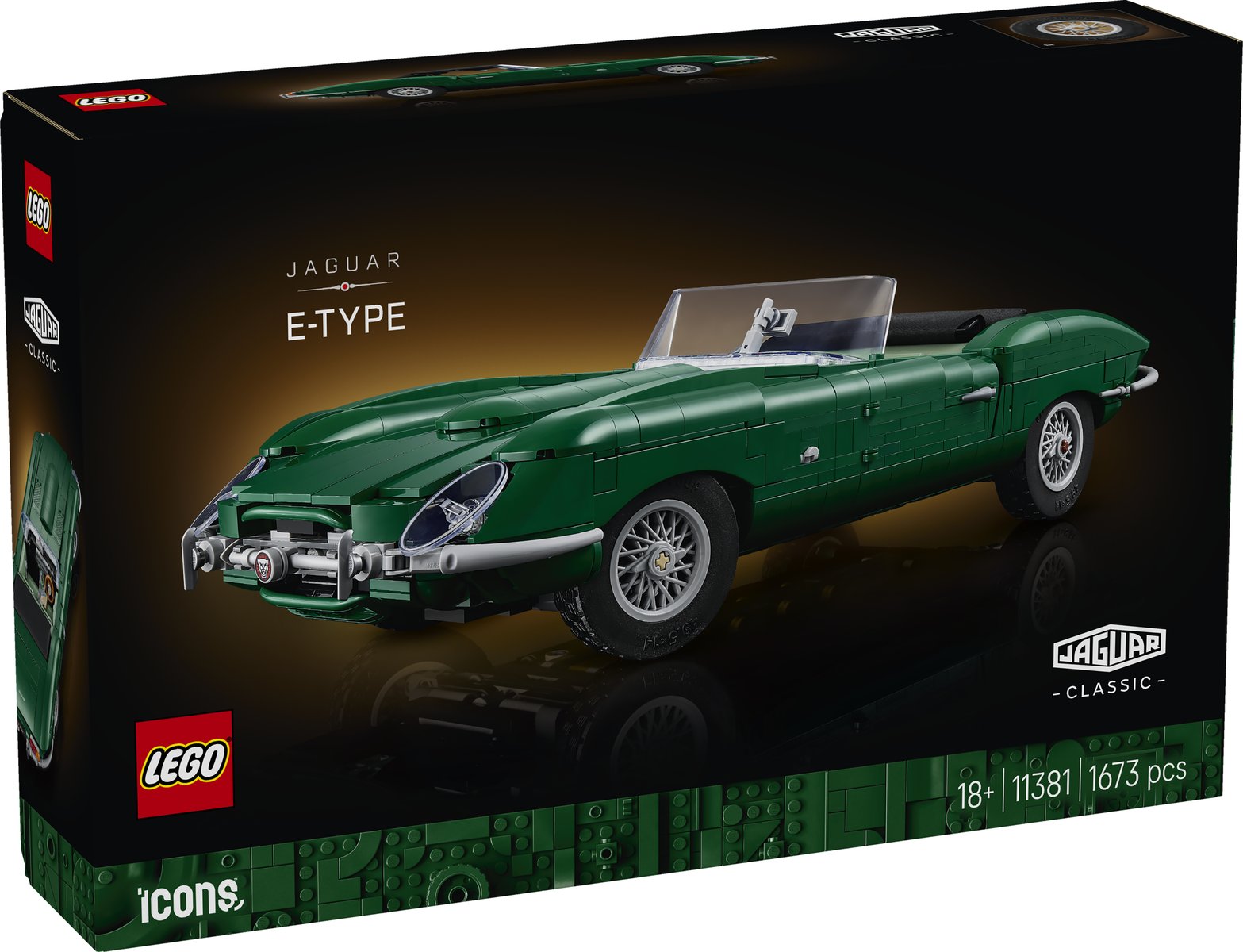 LEGO 11381 LEGO® Icons 11381 - Jaguar E-Type – Verpackung vorne
