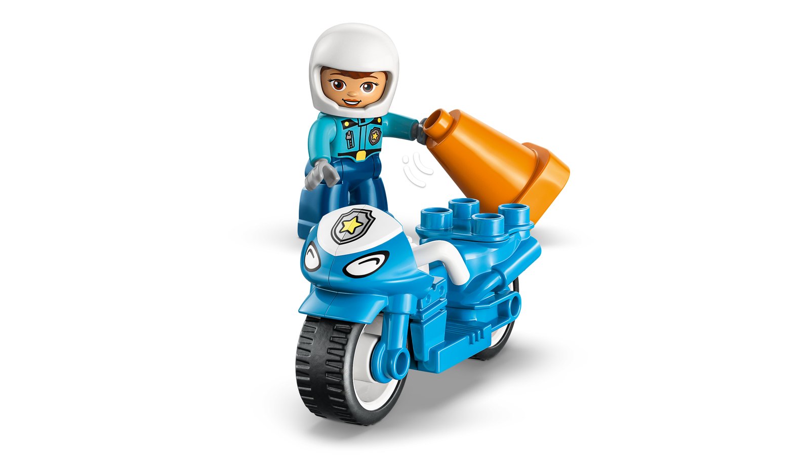 LEGO 10471 LEGO® DUPLO Town 10471 - Blaues Polizeimotorrad – Detailansicht 2