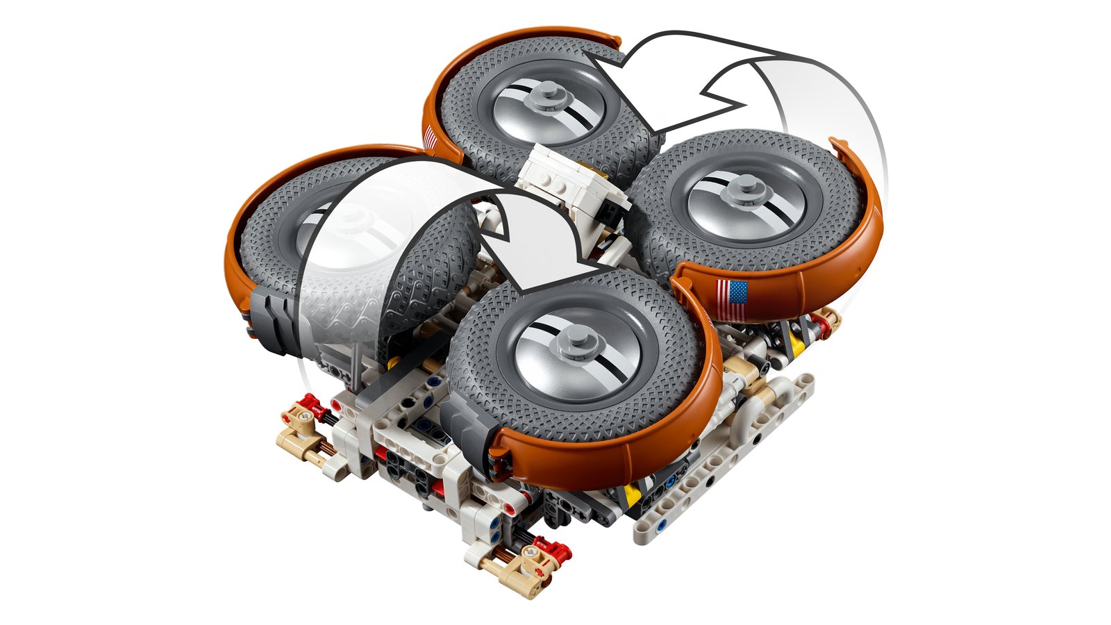 LEGO 42182 LEGO® Technic 42182 - NASA Apollo Lunar Roving Vehicle (LRV) – Detailansicht 7