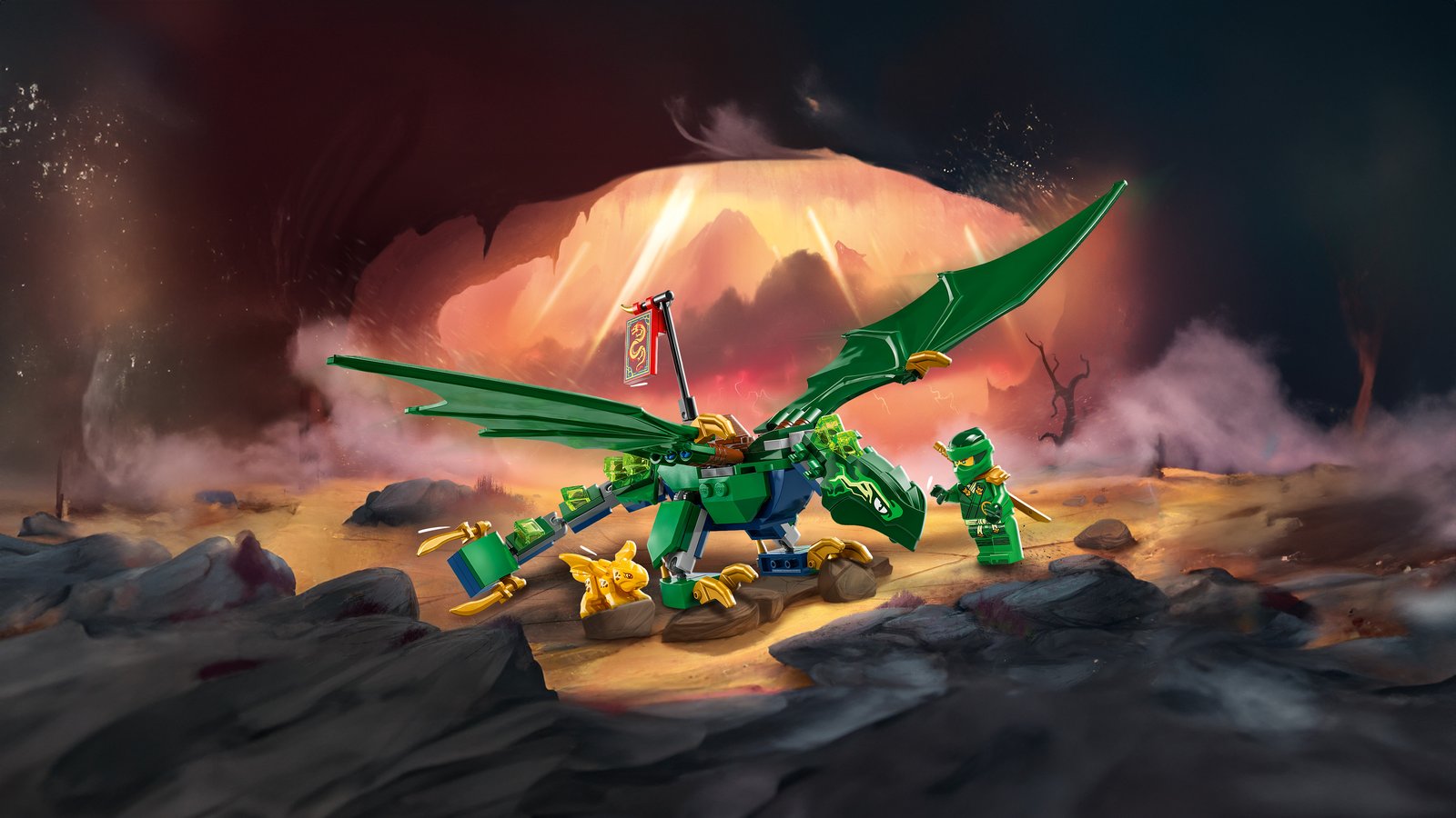 LEGO 71829 LEGO® Ninjago 71829 - Lloyds grüner Walddrache – Detailansicht 2