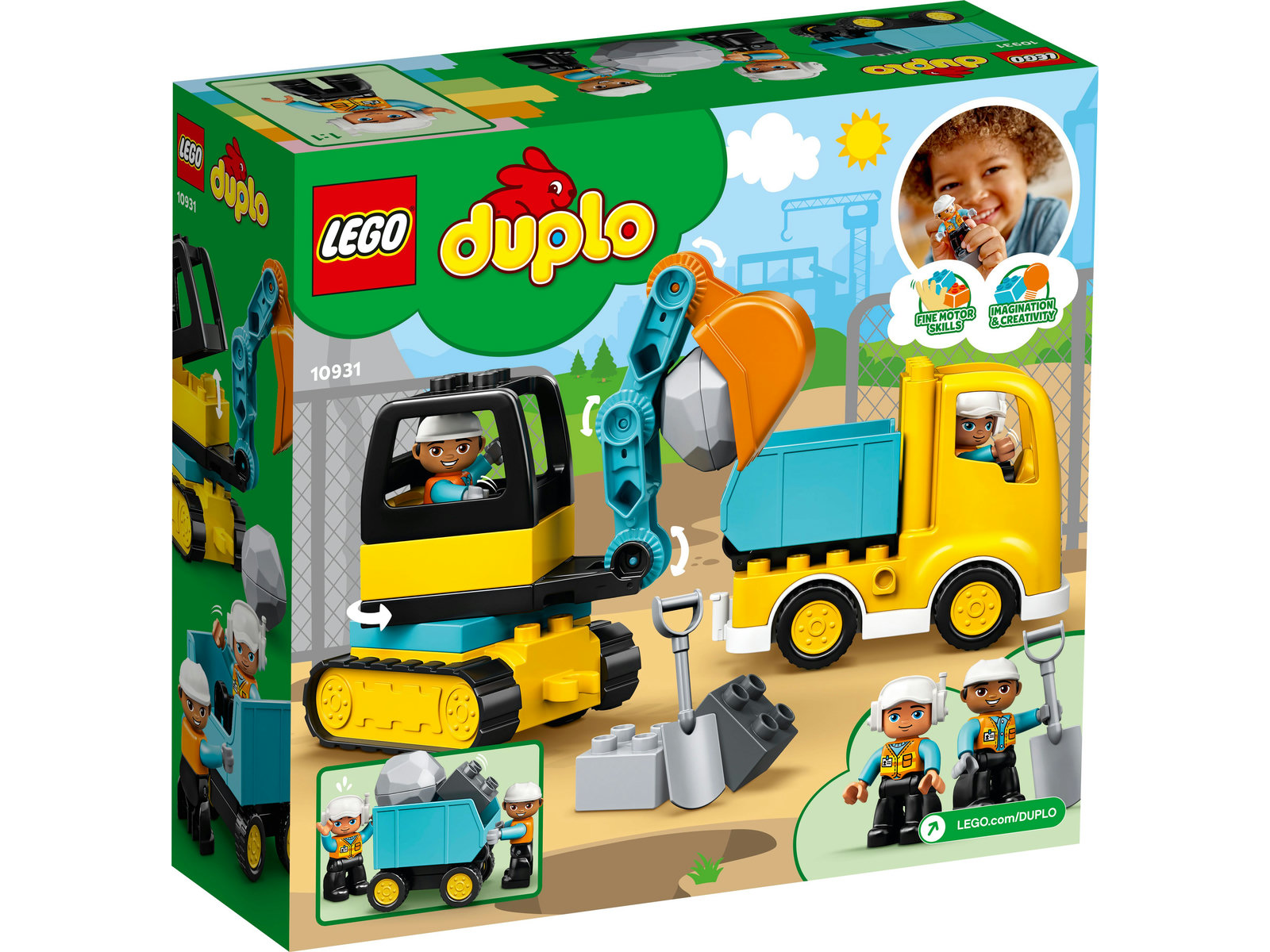 LEGO® DUPLO Town 10931 - Bagger und Laster