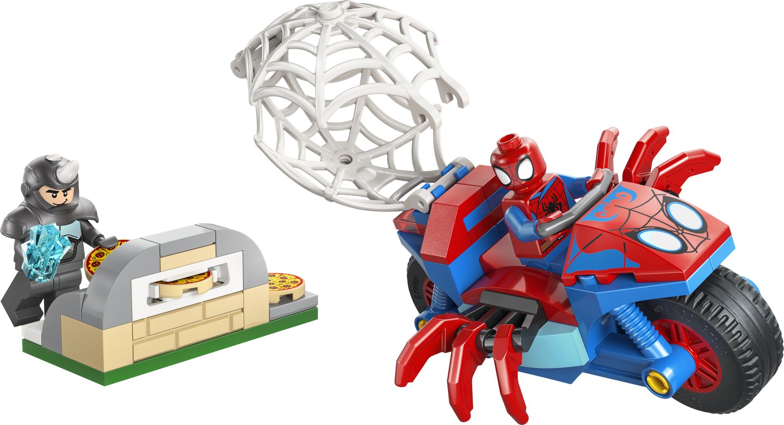 LEGO 11206 LEGO® ǀ Marvel Spidey und seine Super-Freunde 11206 - Spidey auf Motorrad vs. Rhino – Produktfoto