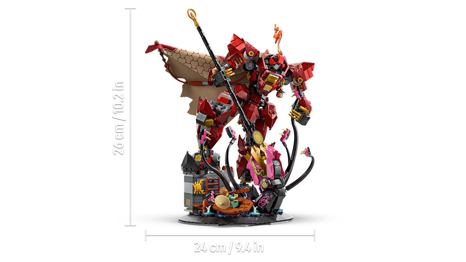 LEGO 71846 LEGO® Ninjago 71846 - Der Feuerritter-Mech – Detailansicht 2