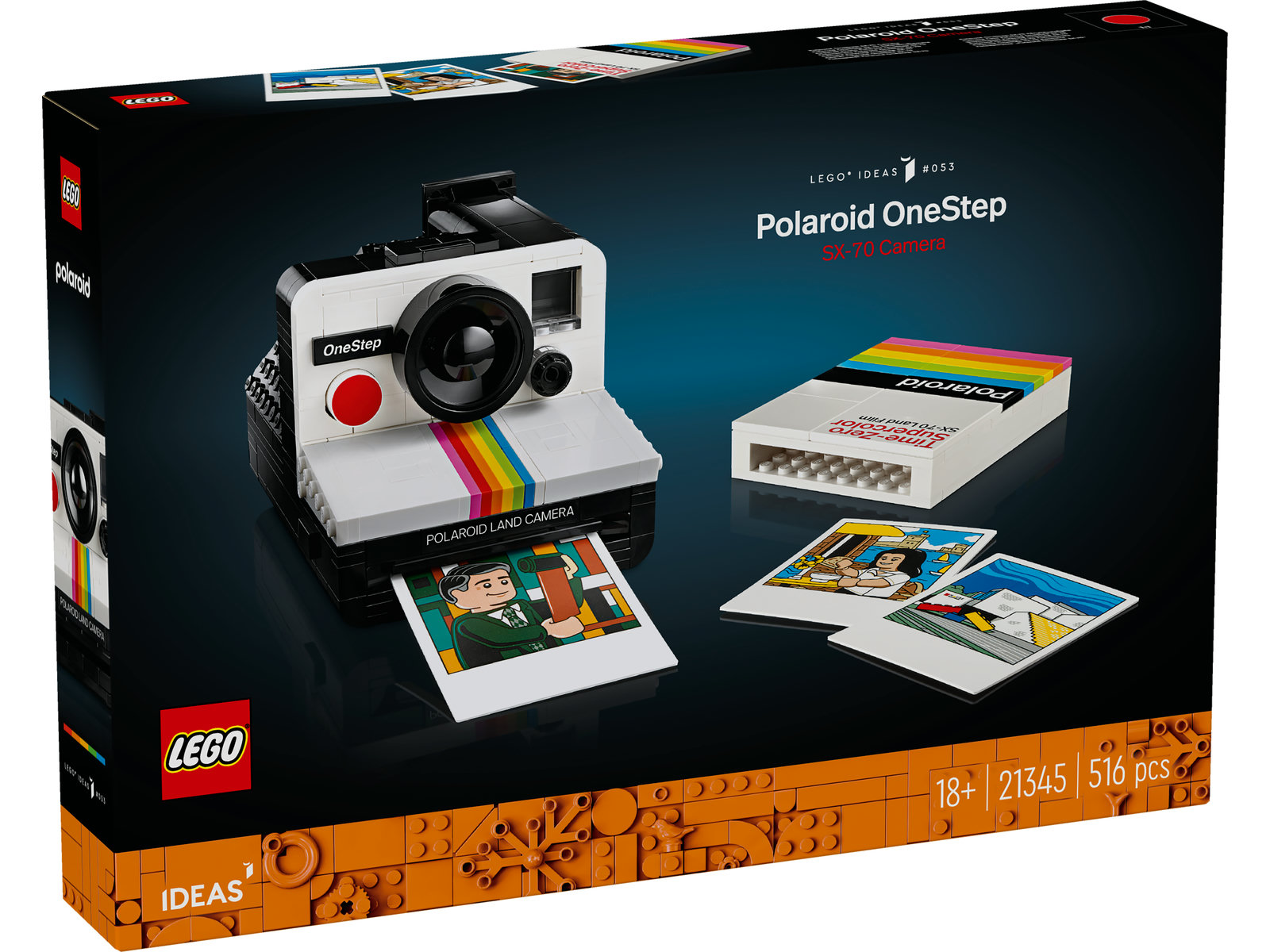 LEGO® Ideas 21345 - Polaroid OneStep SX-70 Sofortbildkamera LEGO® Ideas 21345 - Polaroid OneStep SX-70 Sofortbildkamera