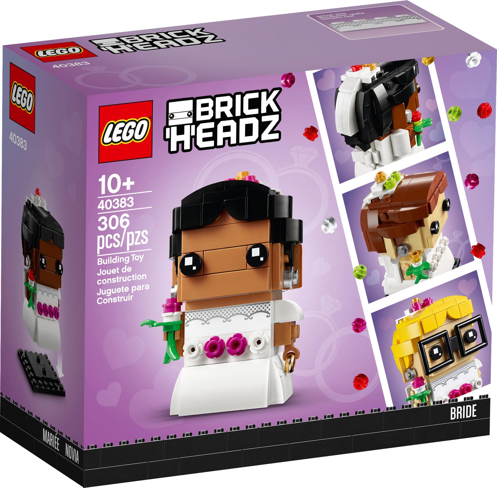 LEGO® BrickHeadz™ 40383 - Braut LEGO® BrickHeadz™ 40383 - Braut - Box Front