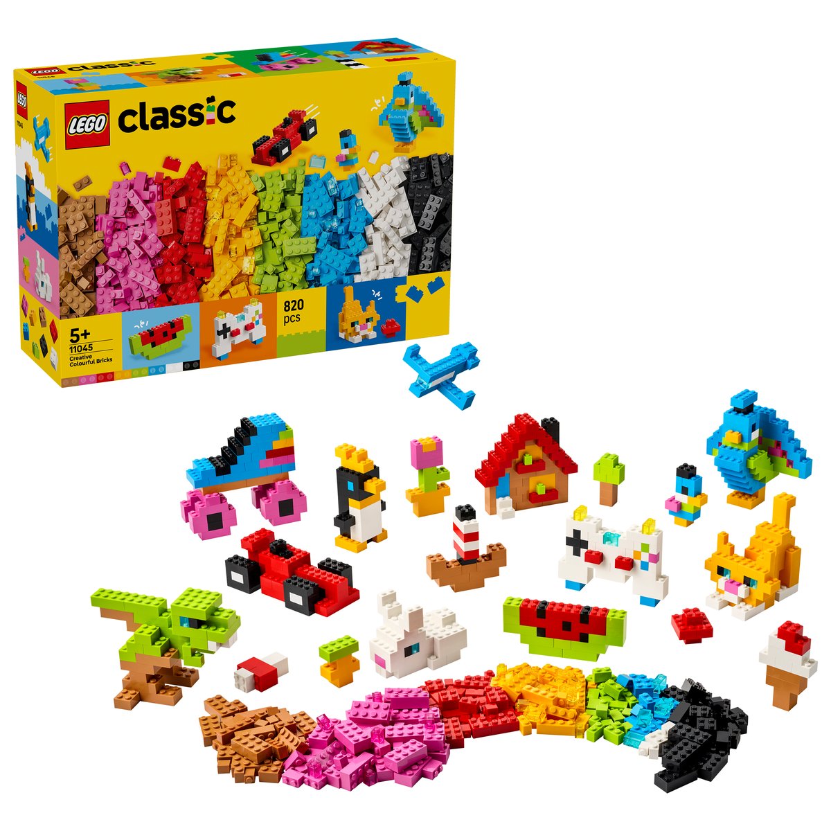 LEGO 11045 LEGO® Classic 11045 - Kreative Bunte Steine – Box & Produkt