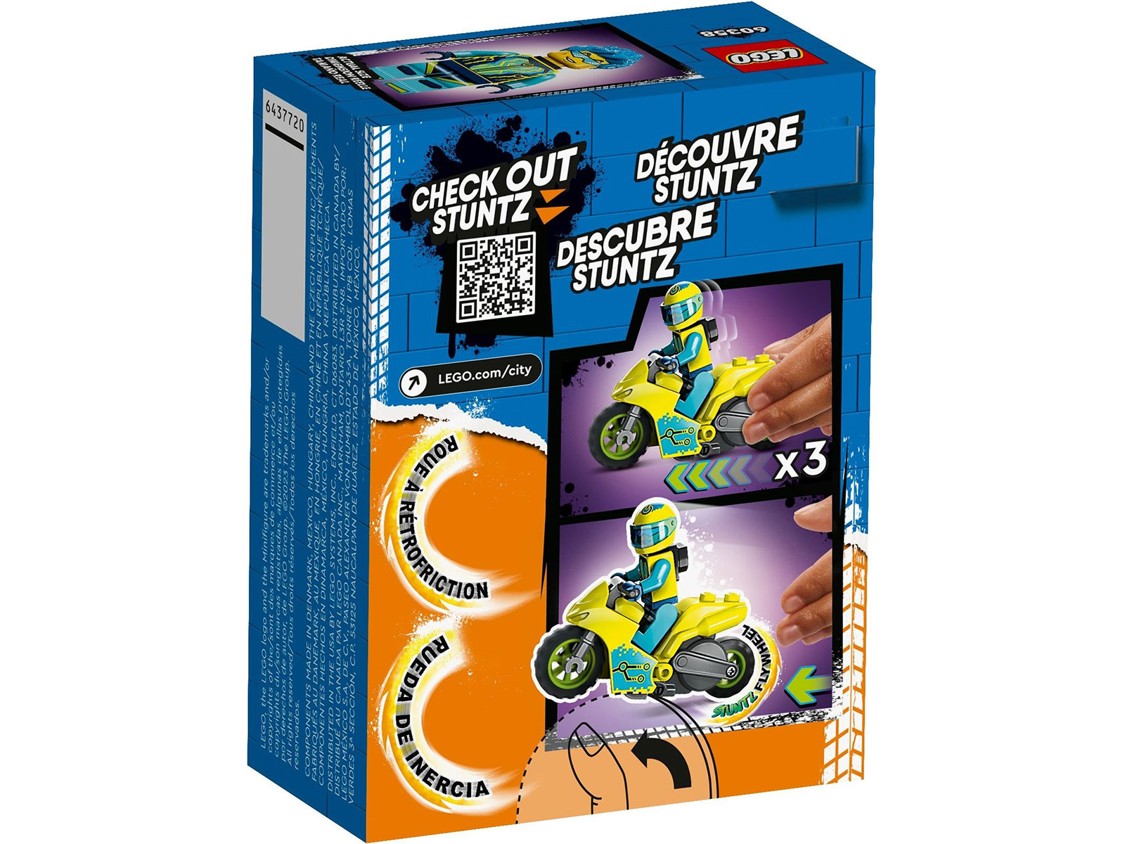 LEGO® City 60358 - Cyber-Stuntbike - Box Back