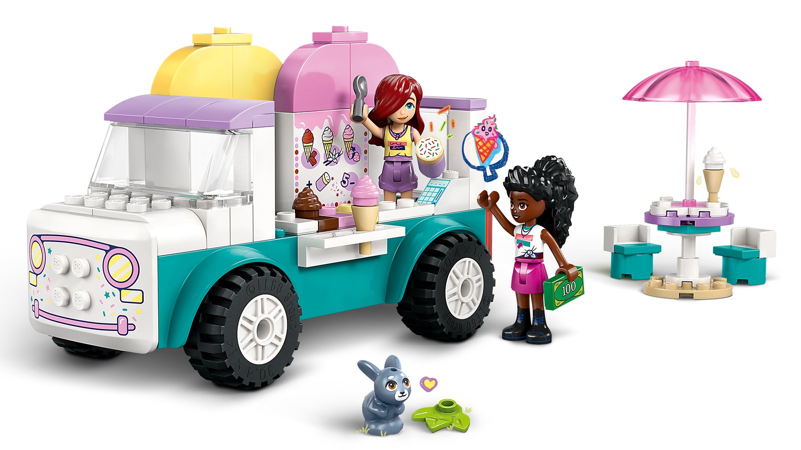 LEGO 42644 LEGO® Friends 42644 - Heartlake City Eiswagen – Primaeres Produktbild