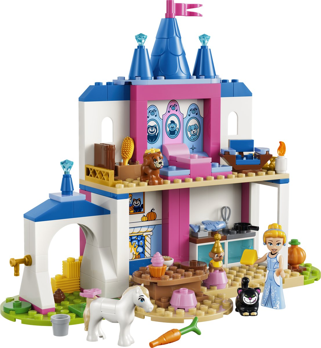 LEGO 43283 LEGO® ǀ Disney Princess 43283 - Cinderellas Tierpalast – Produktfoto