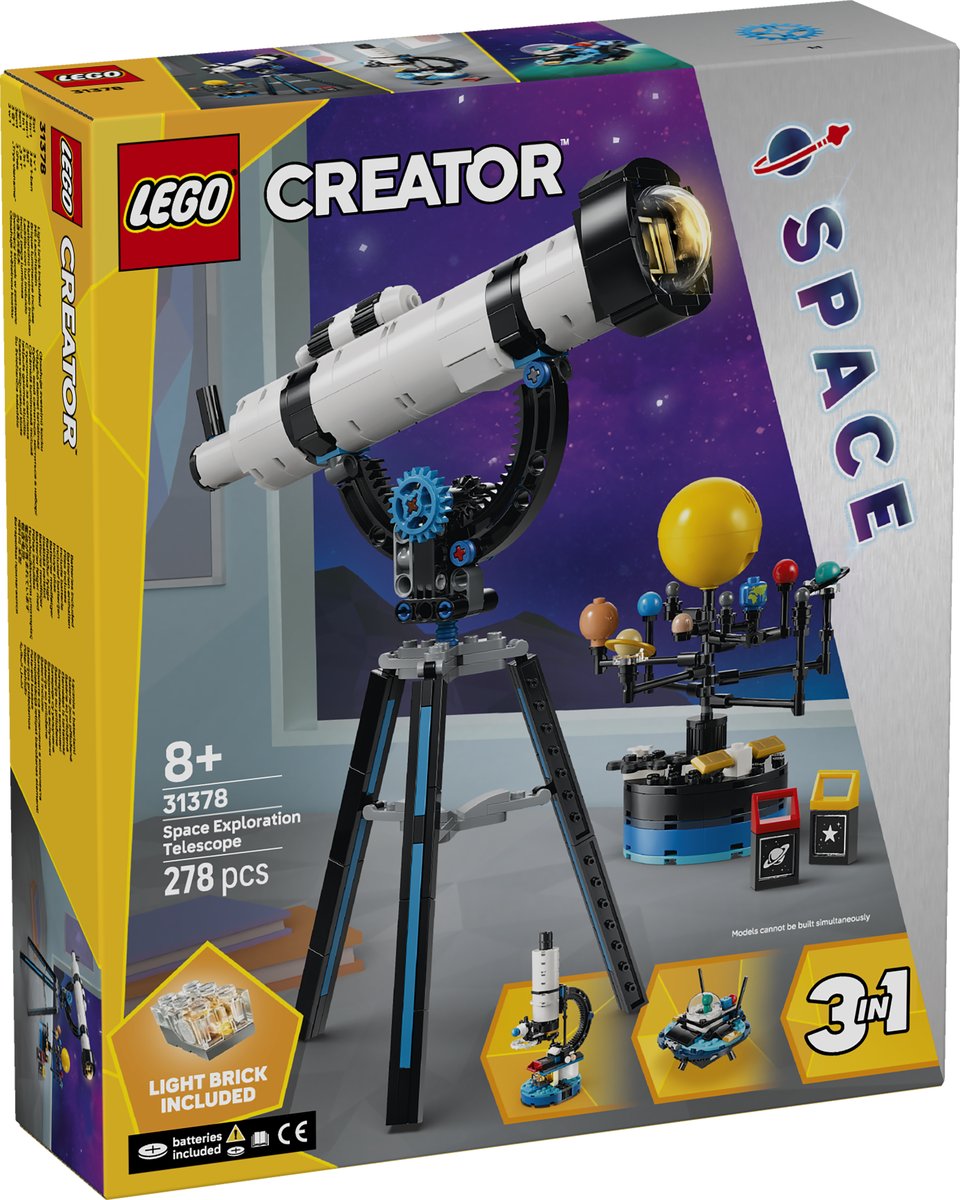 LEGO 31378 LEGO® Creator 31378 - Weltraumteleskop – Verpackung vorne
