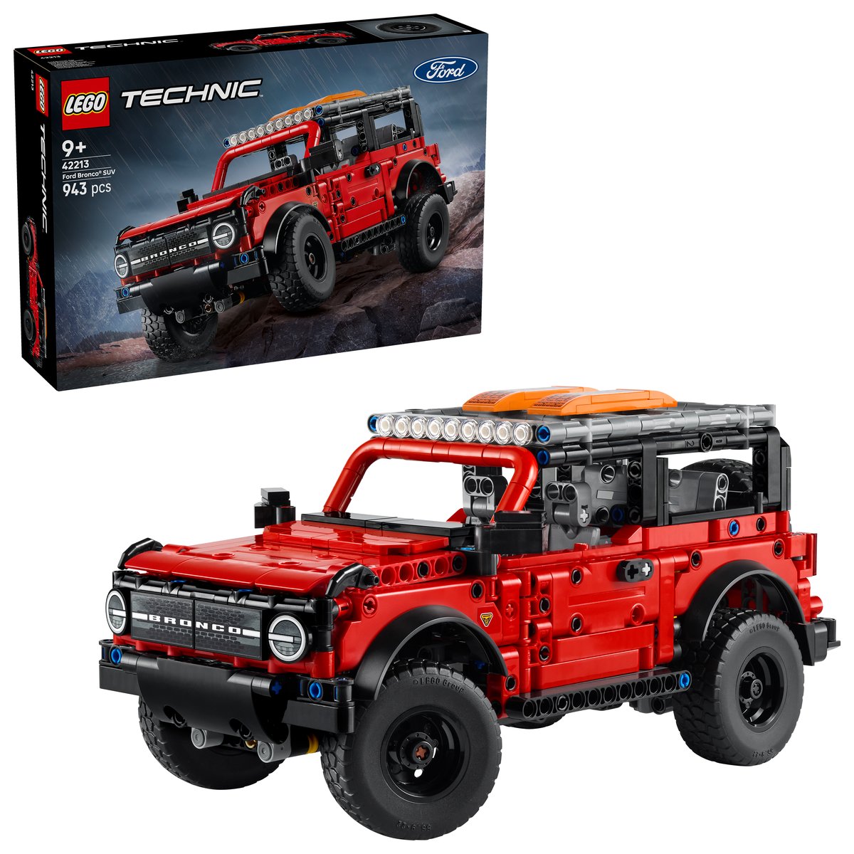 LEGO 42213 LEGO® Technic 42213 - Ford Bronco® Offroader – Box & Produkt
