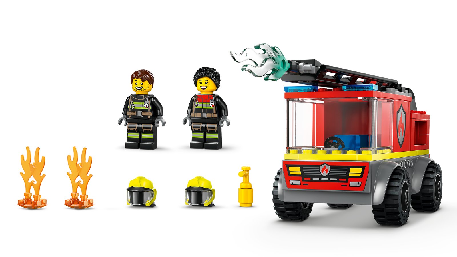 LEGO 60463 LEGO® City 60463 - Feuerwehrleiterfahrzeug – Detailansicht 3