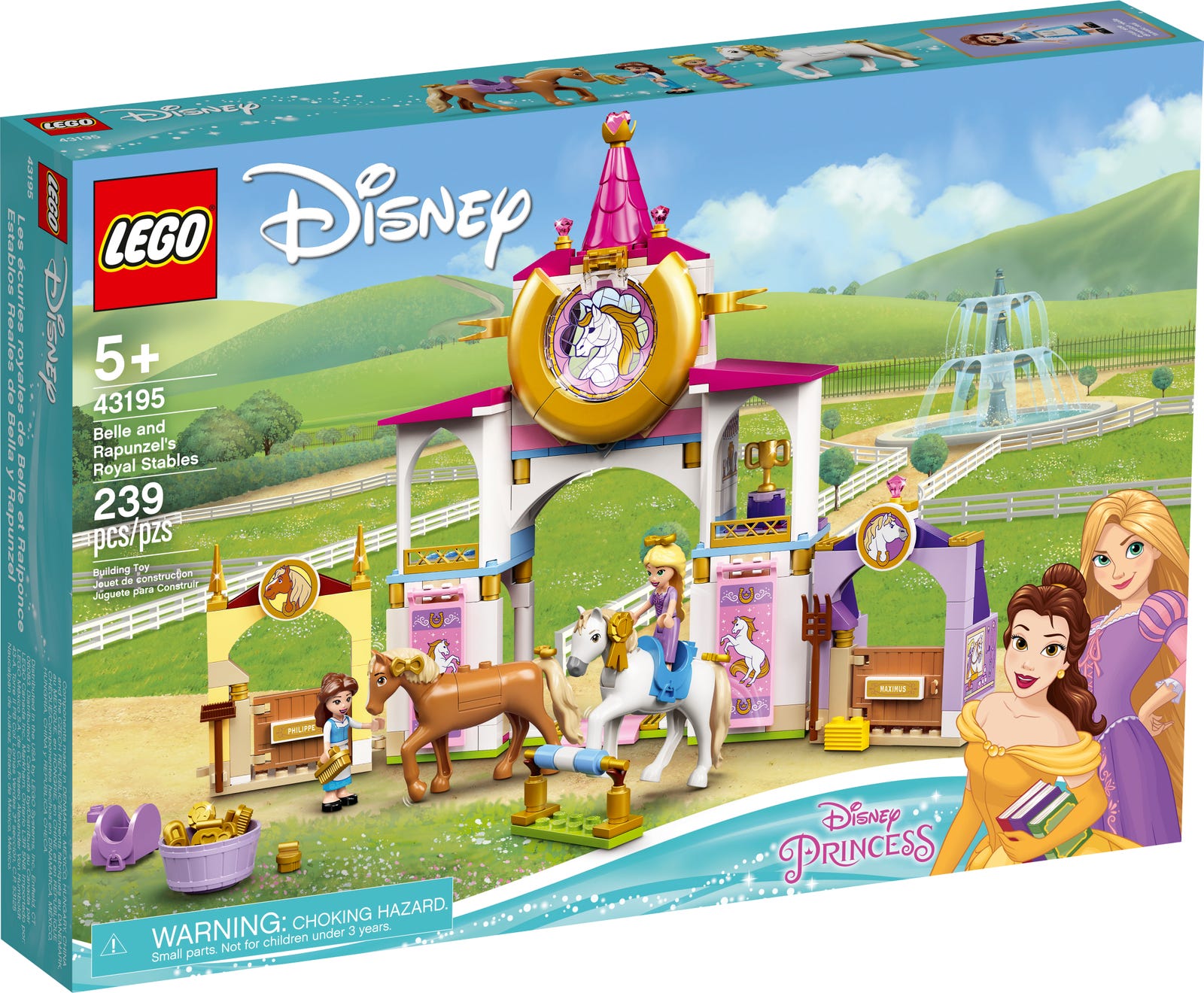 LEGO® Disney 43195 - Belles und Rapunzels königliche Ställe