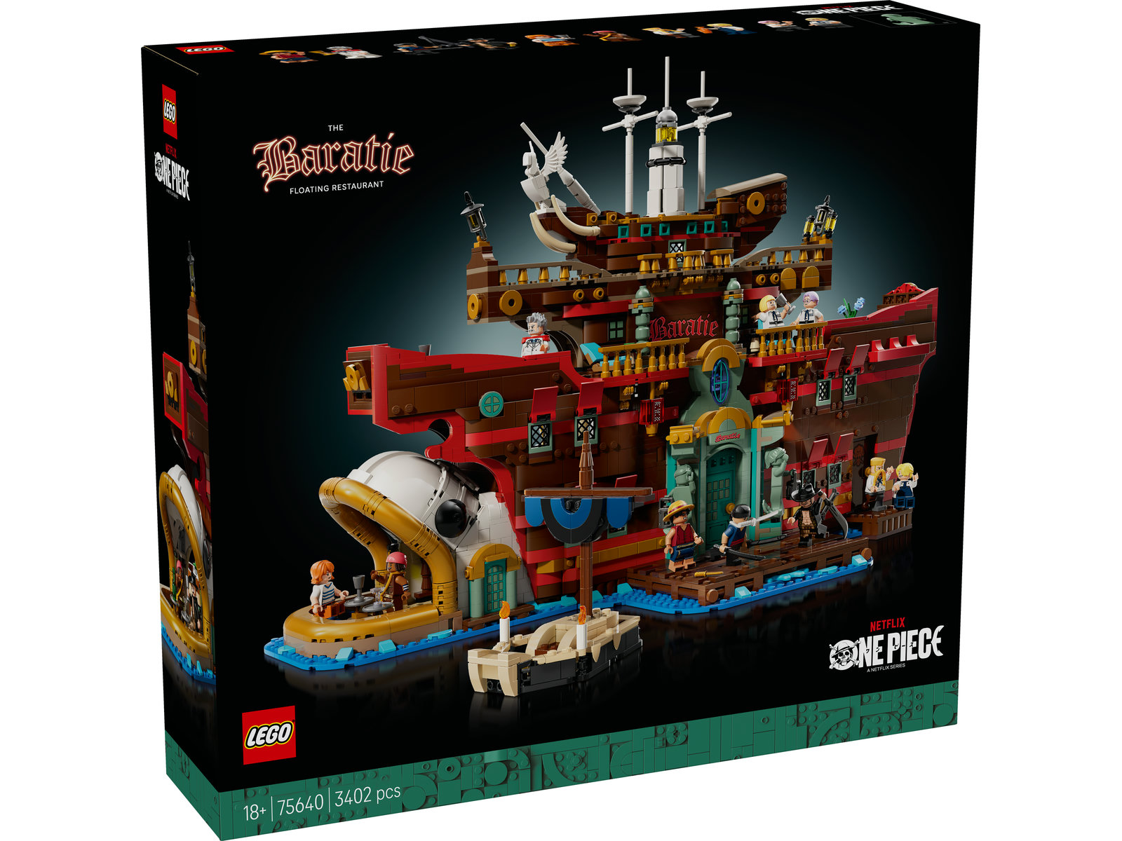 LEGO® ONE PIECE 75640 - Baratié, das Schwimmende Restaurant LEGO® ONE PIECE 75640 - Baratié, das Schwimmende Restaurant