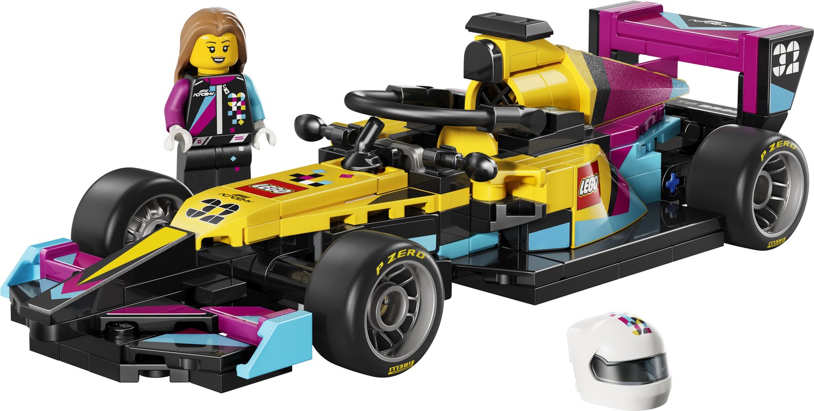 LEGO 77258 LEGO® Speed Champions 77258 - F1 ACADEMY™ LEGO® Rennwagen – Produktfoto