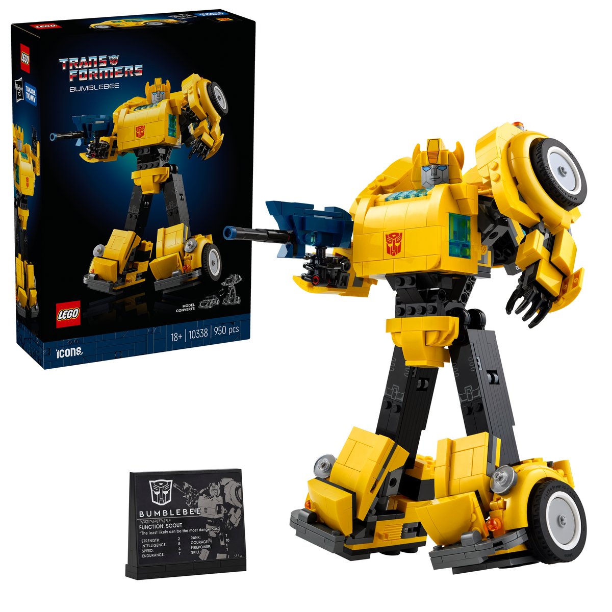 LEGO 10338 LEGO® Icons 10338 - Bumblebee – Box & Produkt