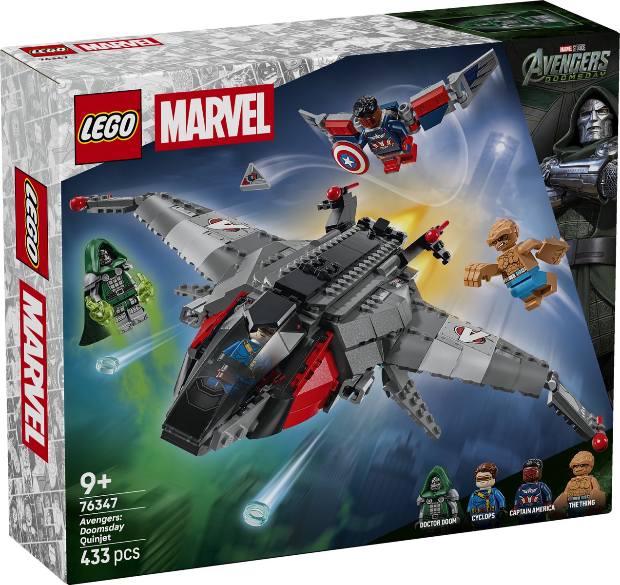 LEGO 76347 LEGO® Super Heroes Marvel 76347 - Avengers: Doomsday Quinjet – Verpackung vorne