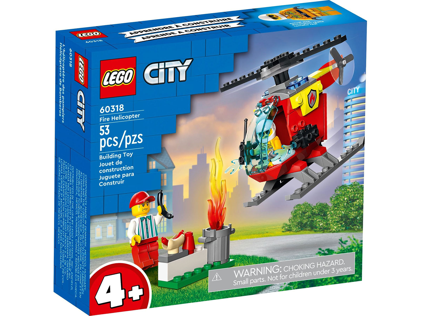 LEGO® City 60318 - Feuerwehrhubschrauber - Box Front
