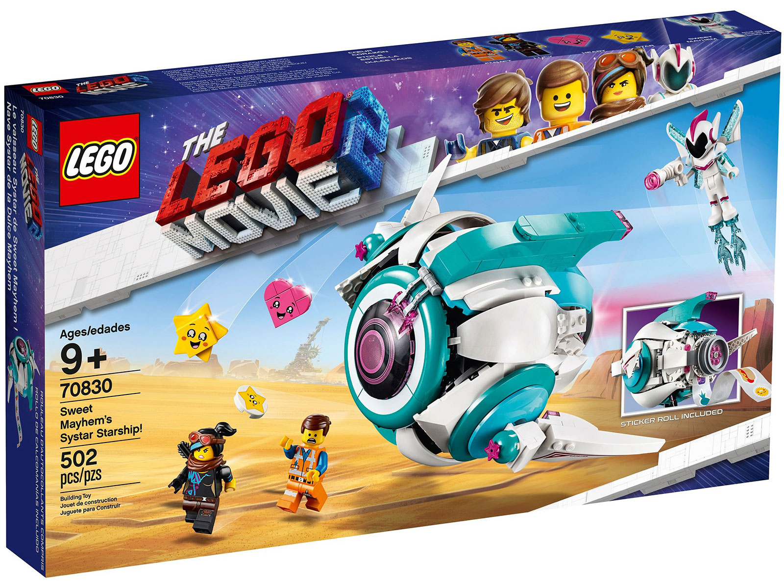 THE LEGO® MOVIE 2™ 70830 - Sweet Mischmaschs Systar Raumschiff THE LEGO® MOVIE 2™ 70830 - Sweet Mischmaschs Systar Raumschiff
