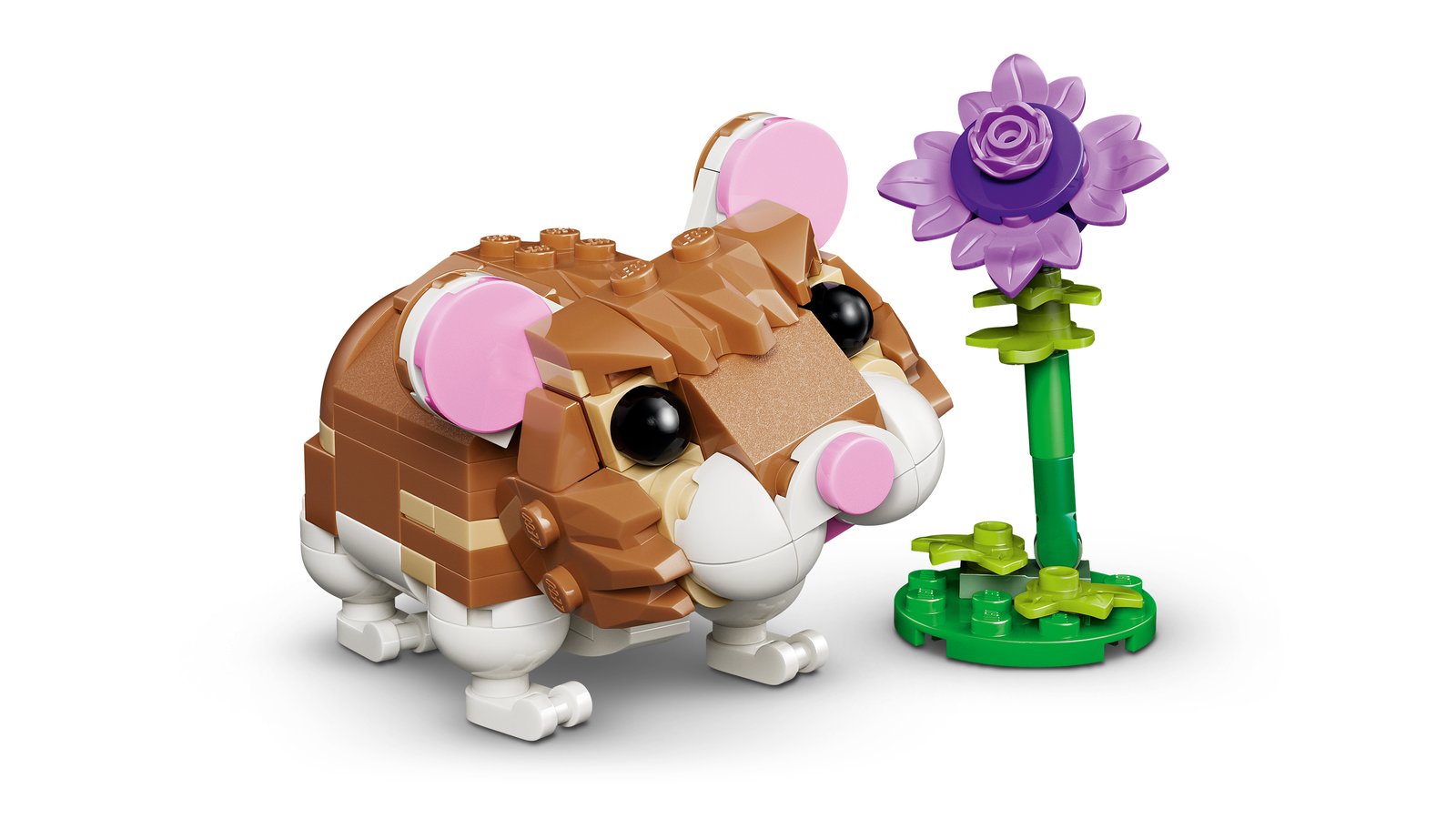 LEGO 31376 LEGO® Creator 31376 - Niedlicher Hamster mit Blume – Detailansicht 3