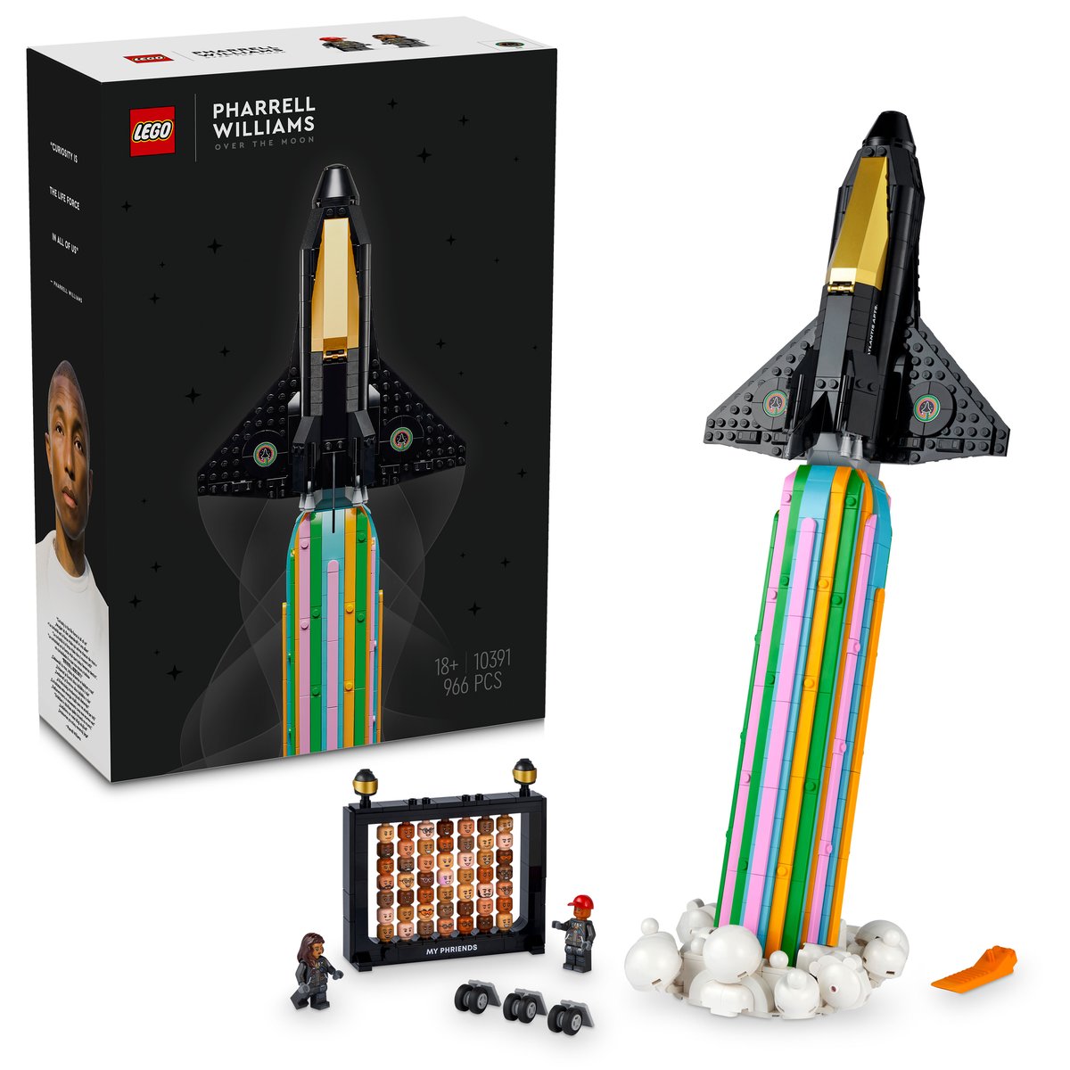 LEGO 10391 LEGO® Moments 10391 - Über dem Mond mit Pharrell Williams – Box & Produkt