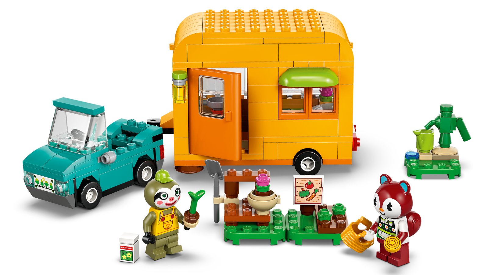 LEGO 77054 LEGO® Animal Crossing 77054 - Gerds Wohnwagen & Gärtnerei – Primaeres Produktbild