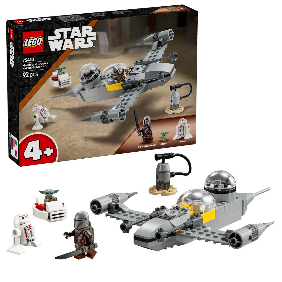LEGO 75410 LEGO® Star Wars™ 75410 - Mandos und Grogus N-1 Starfighter™ – Box & Produkt