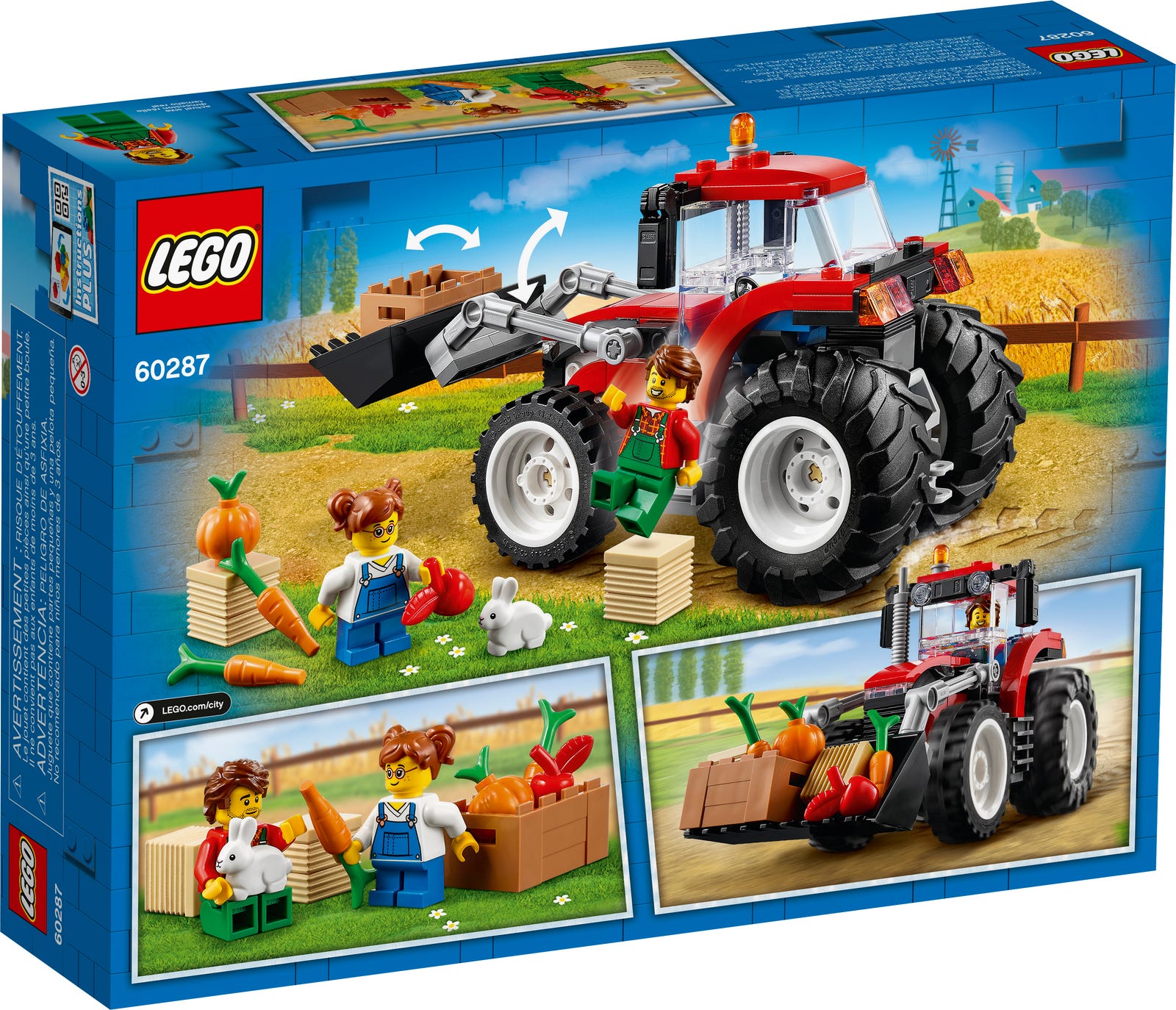 LEGO® City 60287 - Traktor - Box Back