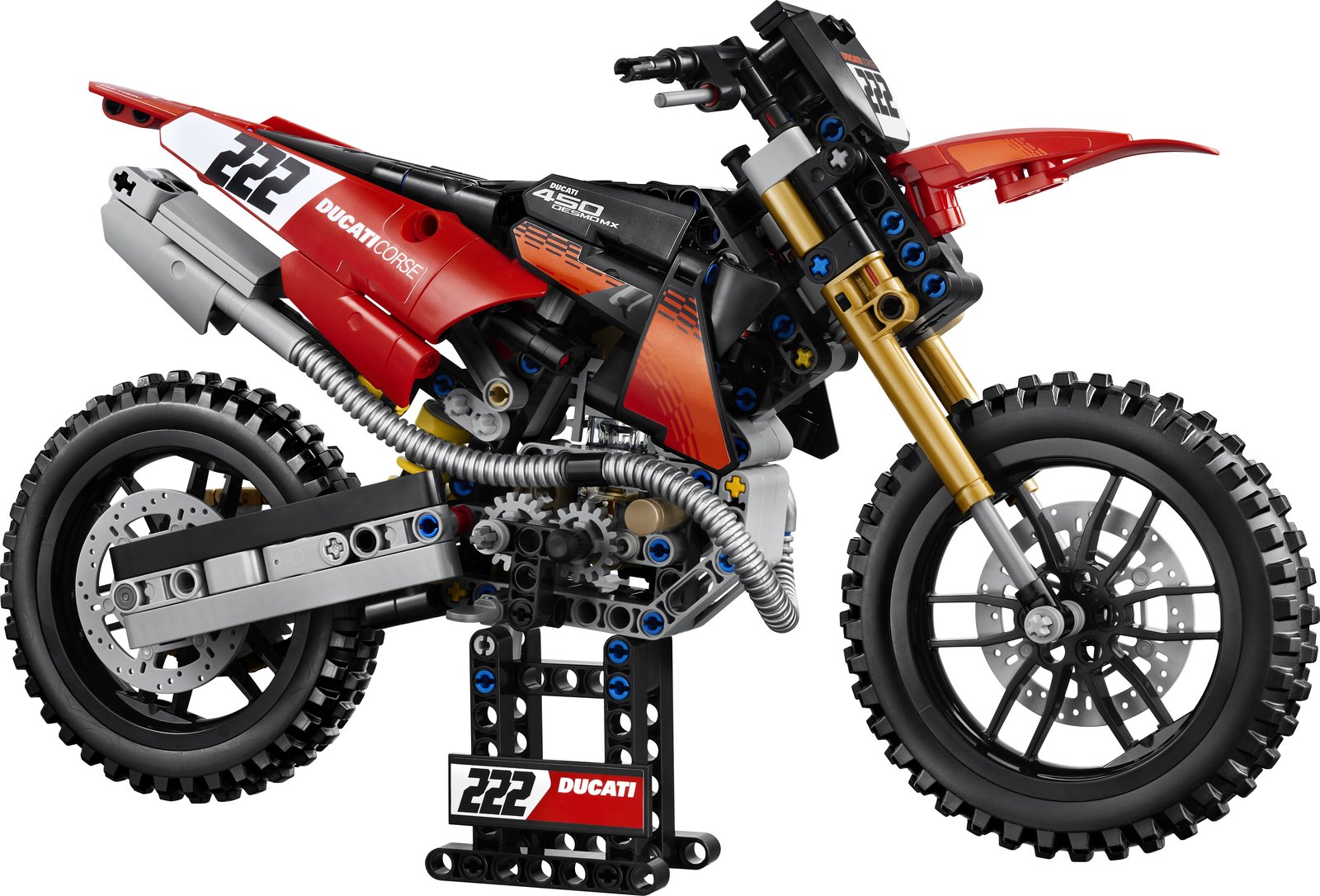 LEGO 42238 LEGO® Technic 42238 - Ducati Desmo450 MX Factory Motorrad – Produktfoto