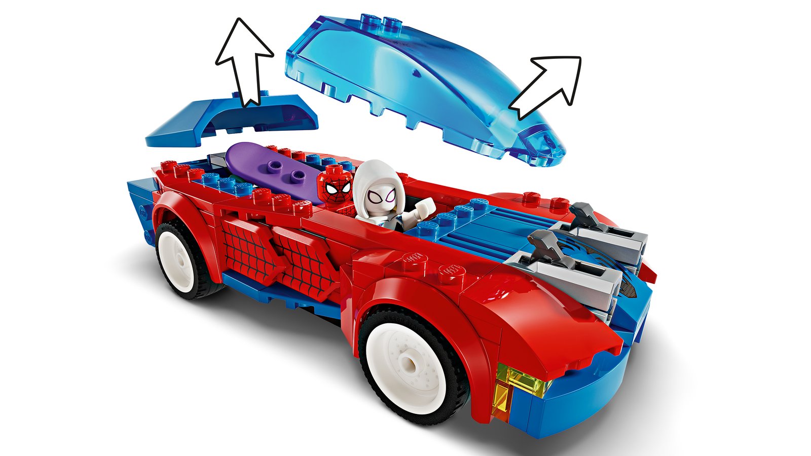 LEGO 76279 LEGO® Marvel 76279 - Spider-Mans Rennauto & Venom Green Goblin – Detailansicht 2
