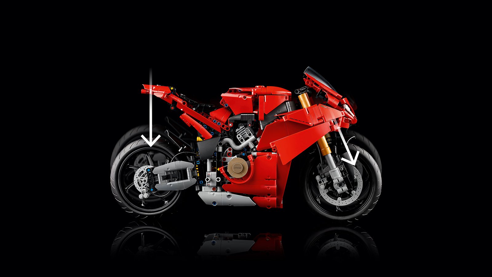 LEGO 42202 LEGO® Technic 42202 - Ducati Panigale V4 S Motorrad – Detailansicht 5
