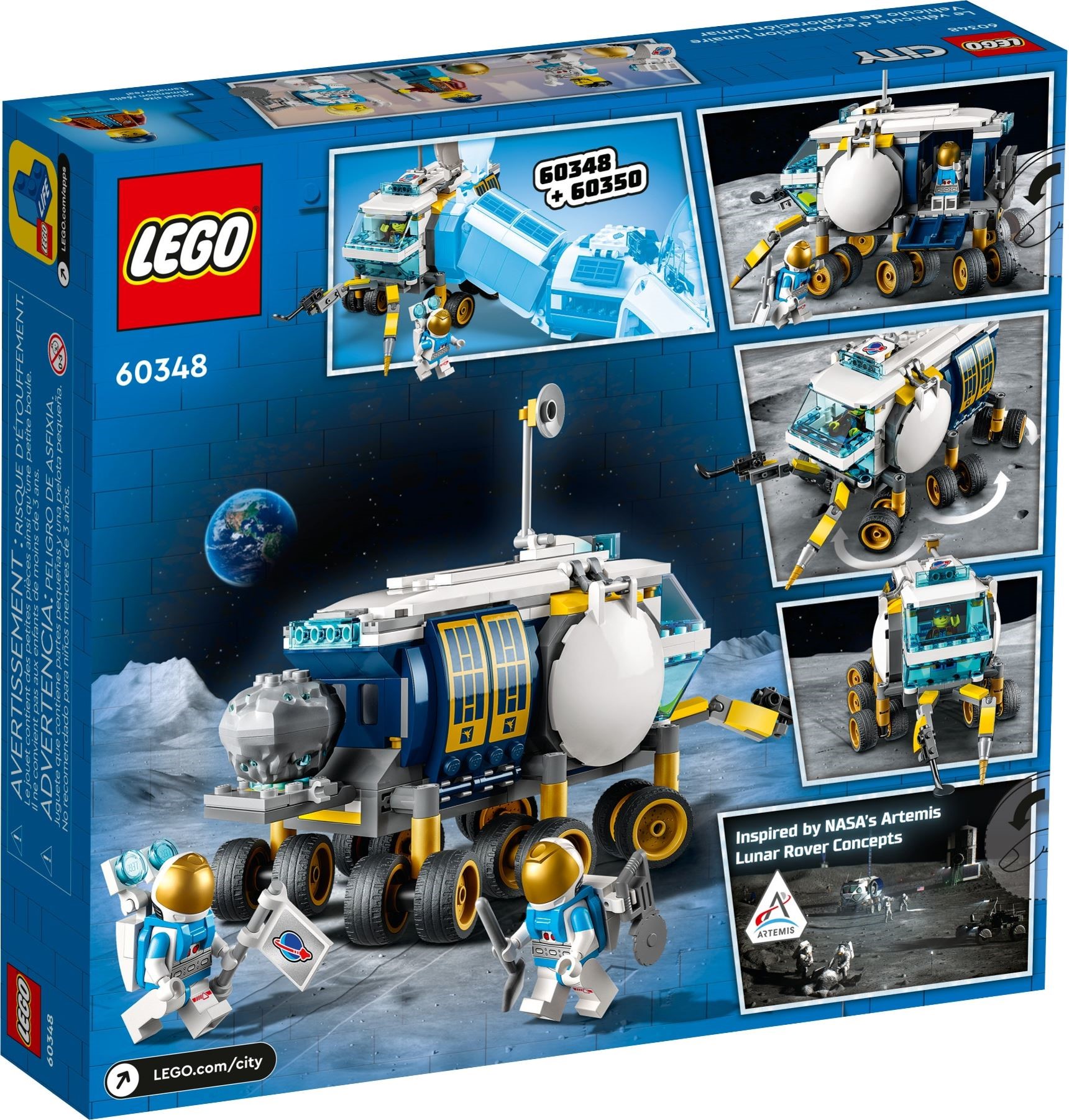 LEGO® City 60348 - Mond-Rover - Box Back