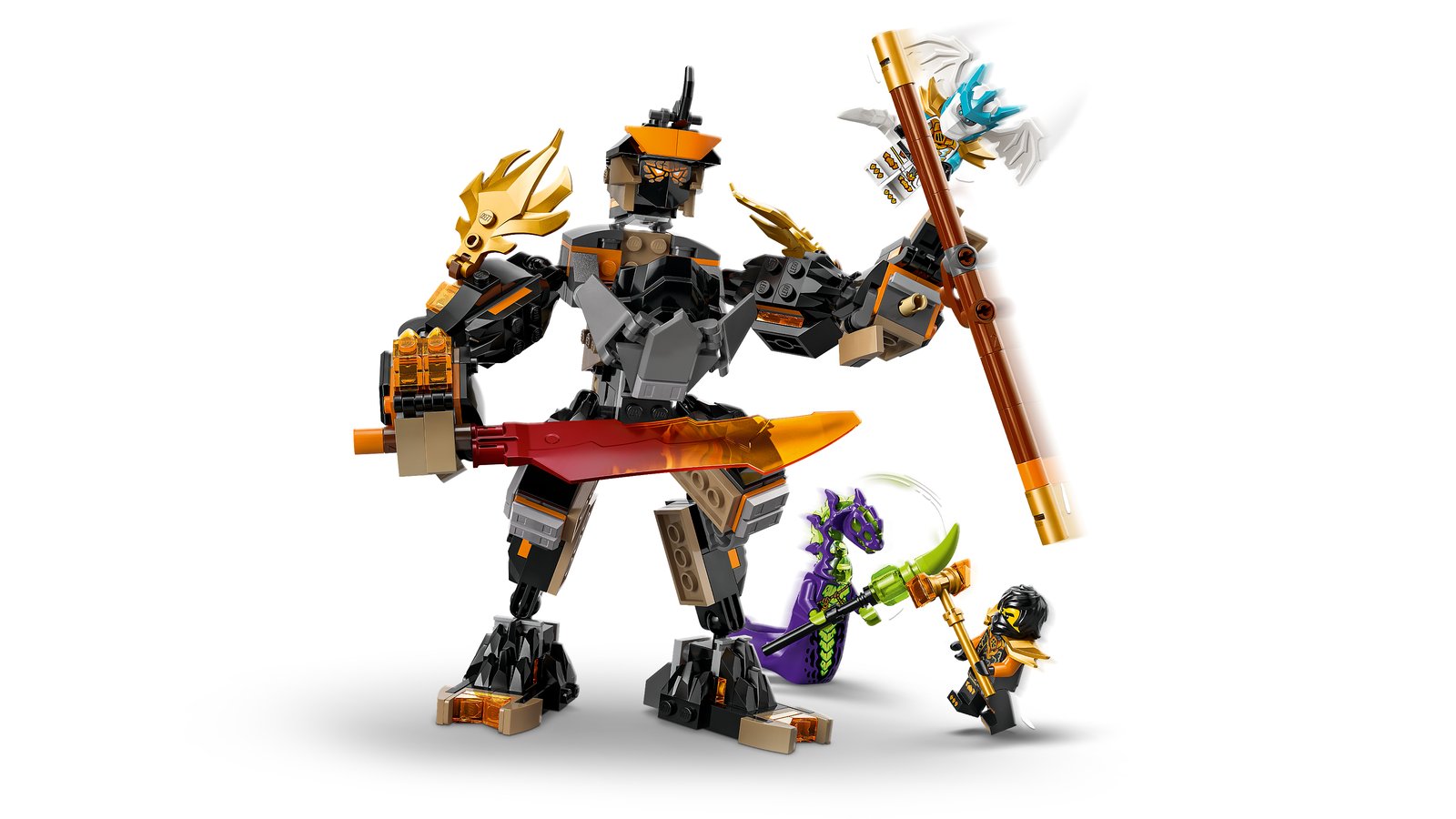 LEGO 71854 LEGO® Ninjago 71854 - Coles Action-Mech und Drachen-Zane – Detailansicht 1