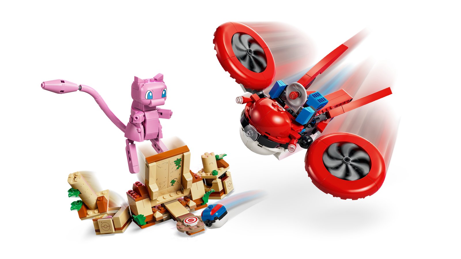 LEGO 72161 LEGO® Pokémon™ 72161 - SMART Play™: Drohnensuche nach einem Mysteriösen Mew – Primäres Produktbild