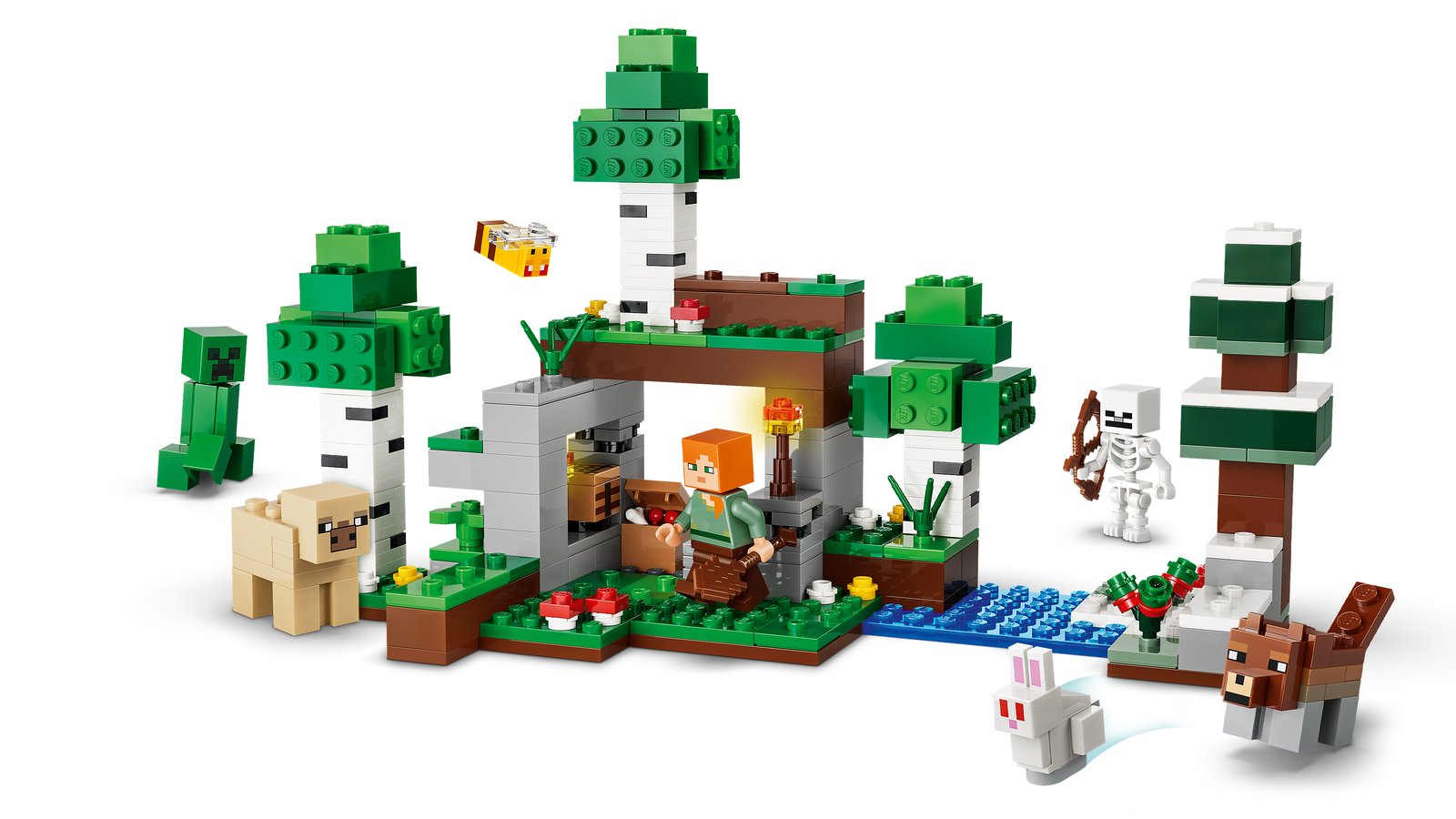 LEGO 21593 LEGO® Minecraft® 21593 - Erstes Abenteuer in der Nacht – Primäres Produktbild