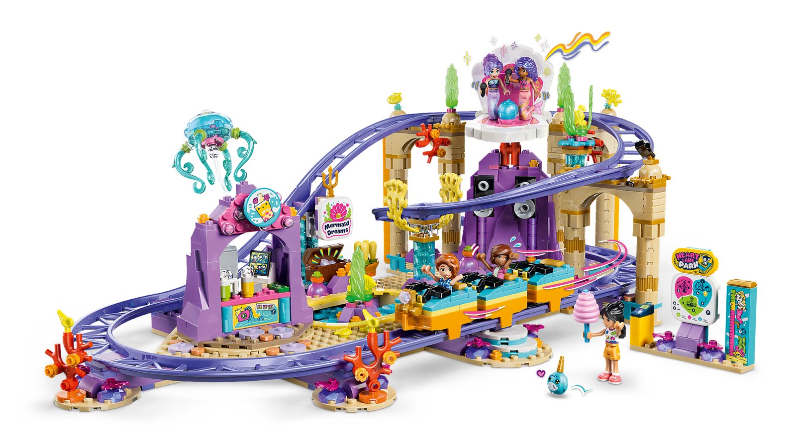 LEGO 42703 LEGO® Friends 42703 - Meerjungfrauen-Achterbahn – Primäres Produktbild