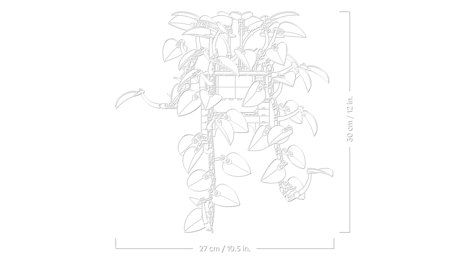 LEGO 11512 LEGO® Botanicals 11512 - Hängende Efeutute – Detailansicht 2