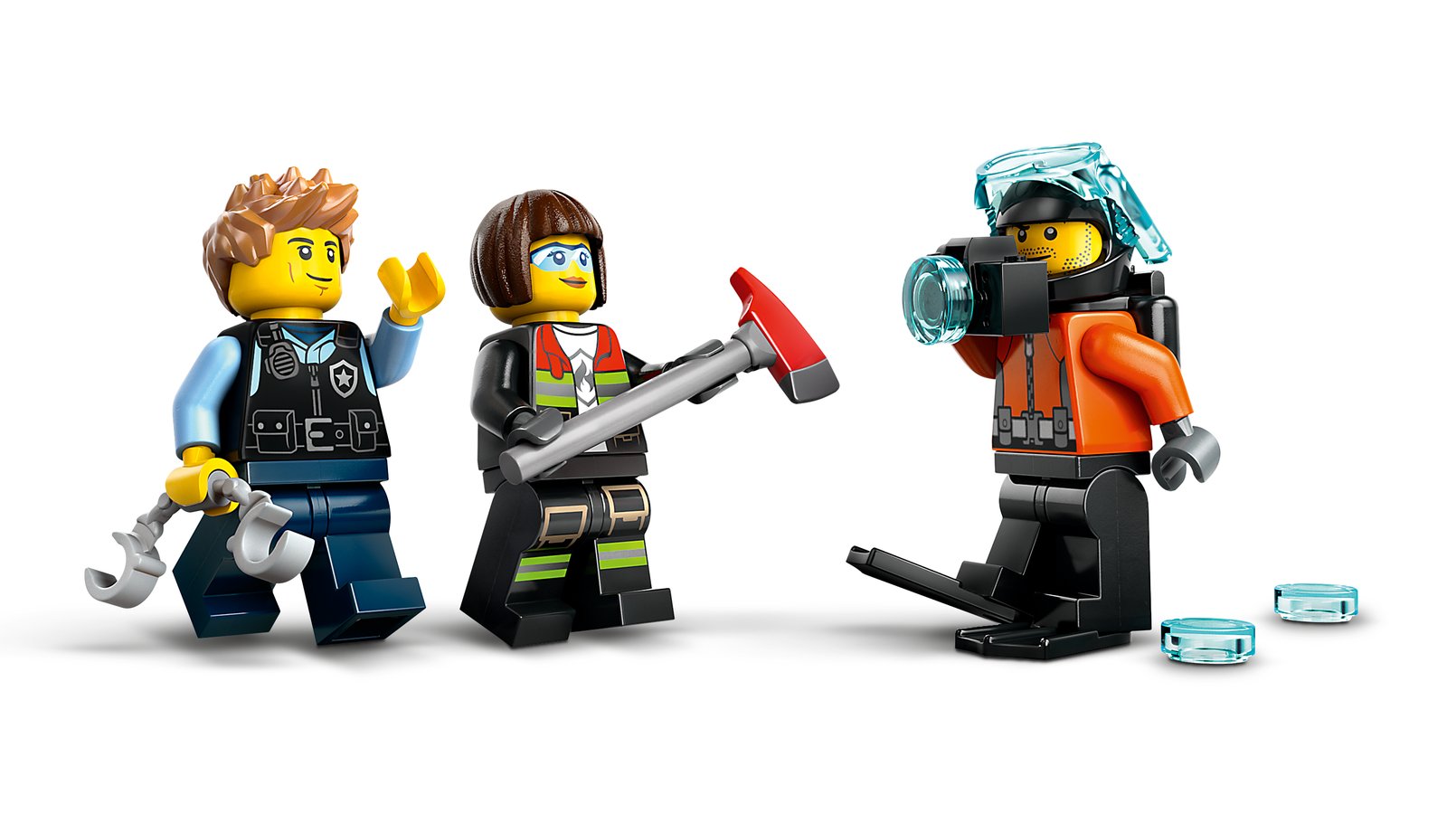 LEGO 60462 LEGO® City 60462 - Kombinationsset mit Hubschrauber, Löschauto und U-Boot – Detailansicht 1