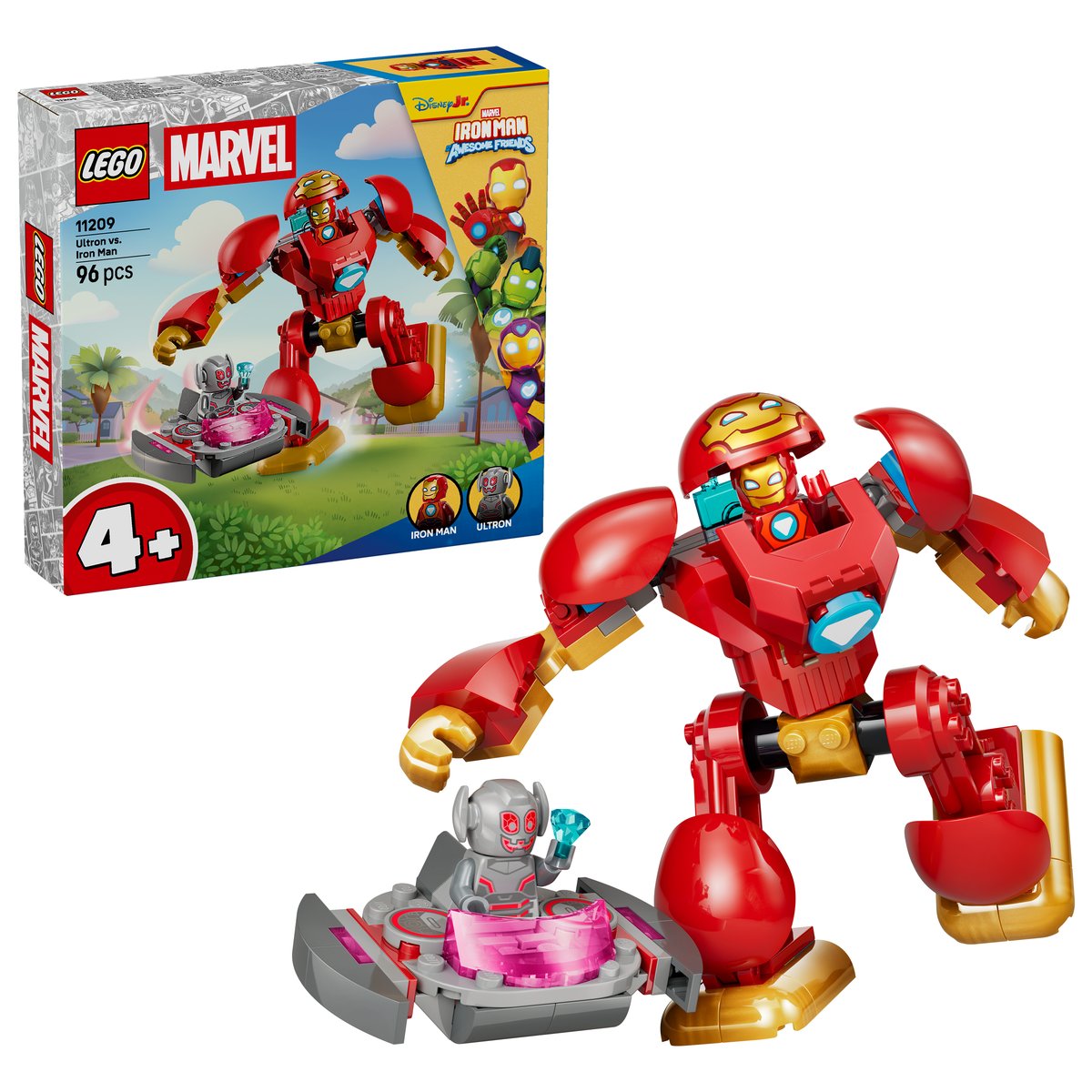 LEGO 11209 LEGO® ǀ Marvel Iron Man und Seine Fantastischen Freunde 11209 - Ultron vs. Iron Man – Box & Produkt