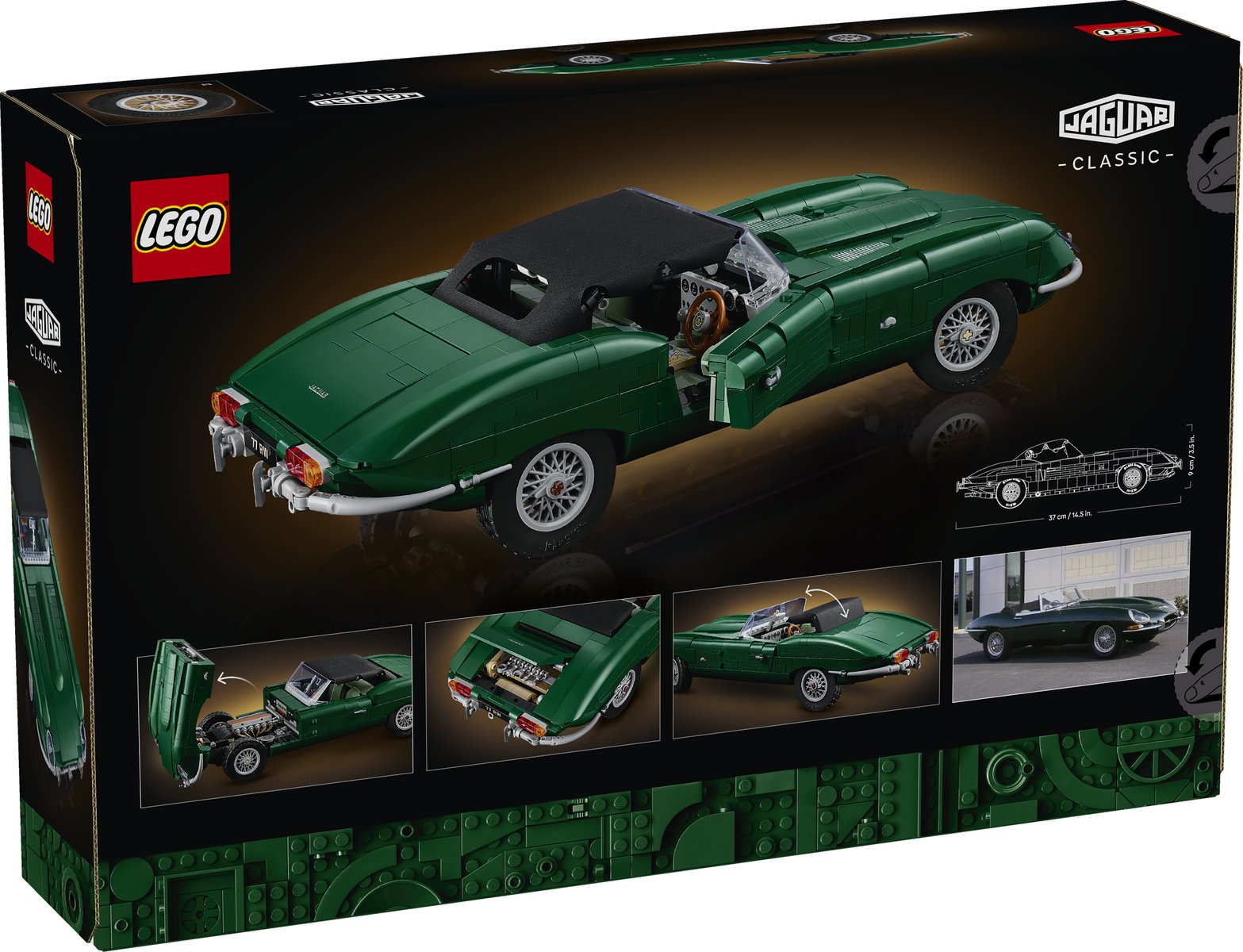 LEGO 11381 LEGO® Icons 11381 - Jaguar E-Type – Verpackung hinten