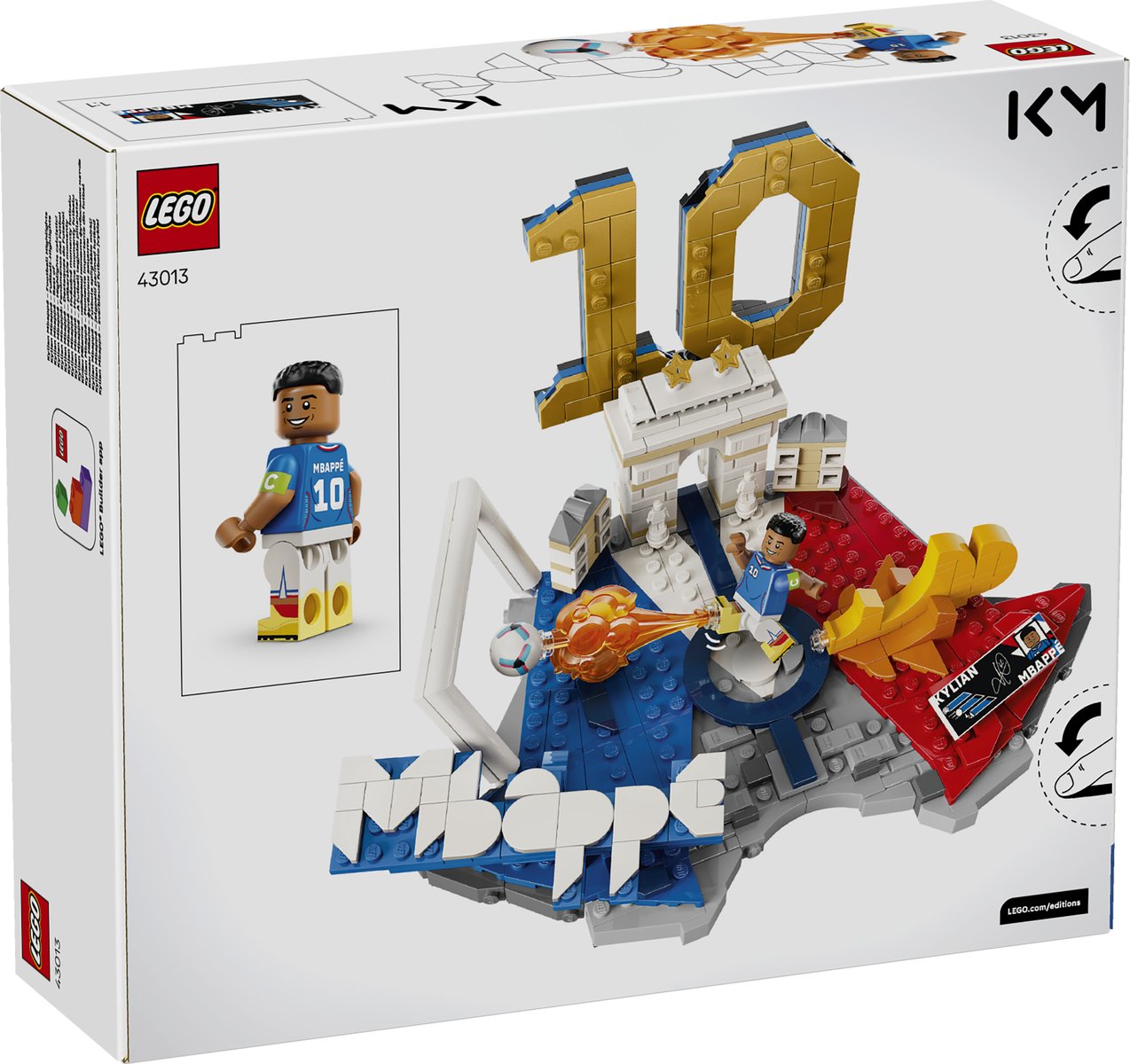 LEGO 43013 LEGO® Editions 43013 - Kylian Mbappé – Fußball-Highlights – Verpackung hinten