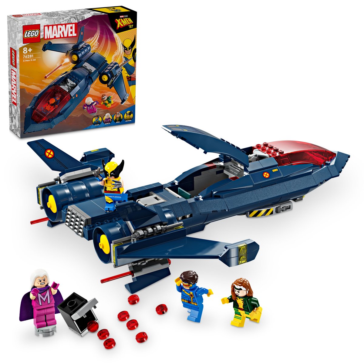 LEGO 76281 LEGO® Marvel 76281 - X-Jet der X-Men – Box & Produkt