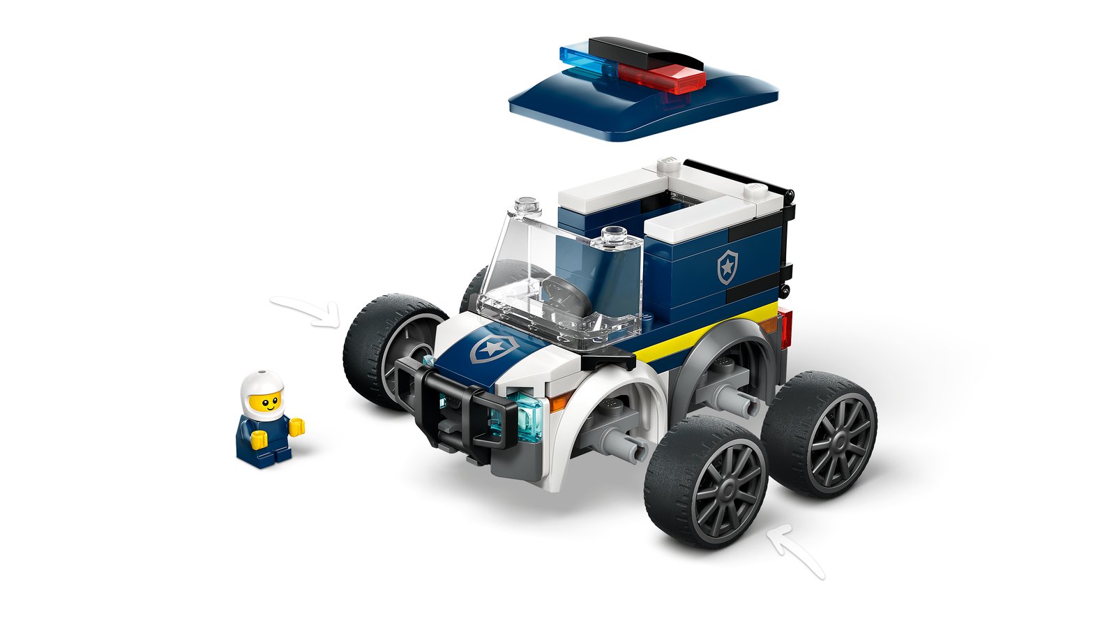 LEGO 60481 LEGO® City 60481 - Coole Flitzer – Polizei-Truck – Detailansicht 3
