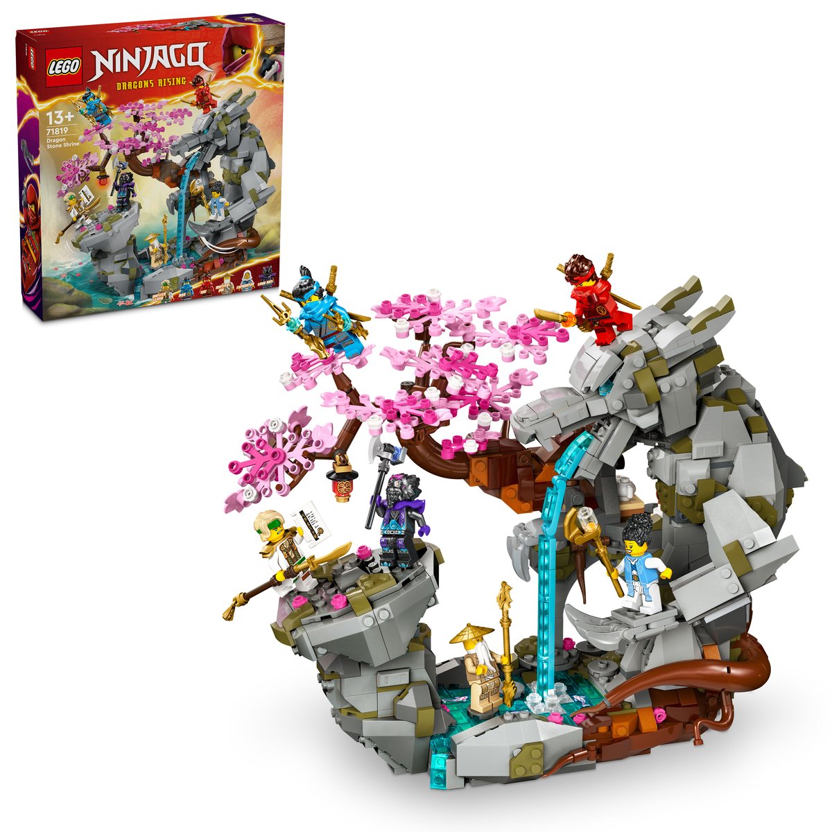 LEGO 71819 LEGO® Ninjago 71819 - Drachenstein-Tempel – Box & Produkt