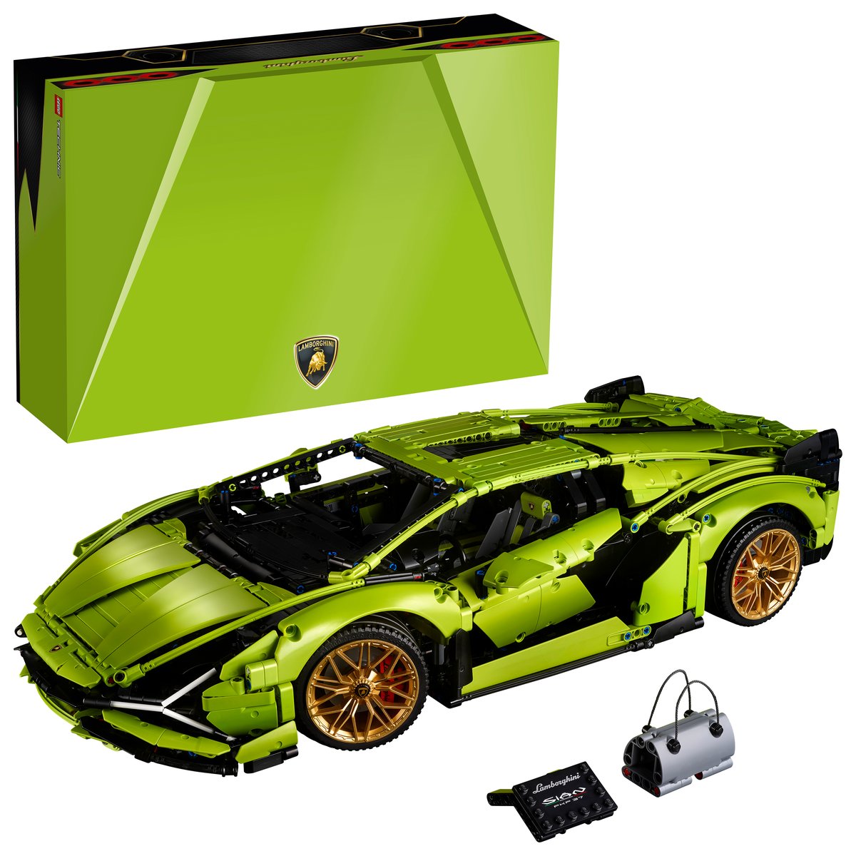 LEGO 42115 LEGO® Technic 42115 - Lamborghini Sián FKP 37 – Box & Produkt