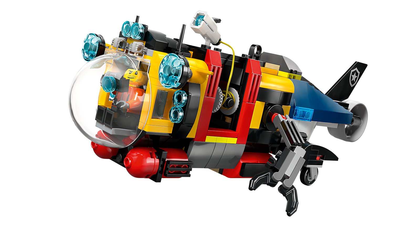 LEGO 60462 LEGO® City 60462 - Kombinationsset mit Hubschrauber, Löschauto und U-Boot – Detailansicht 4
