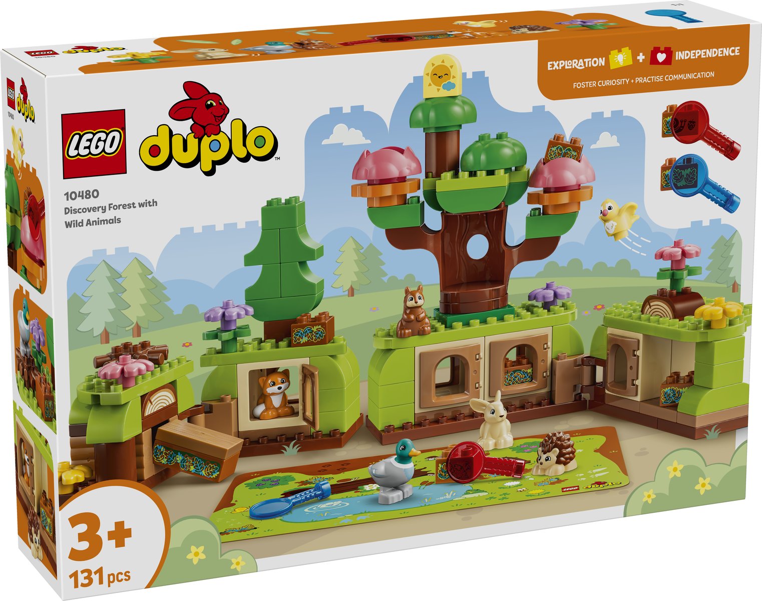 LEGO 10480 LEGO® DUPLO® 10480 - Wald mit wilden Tieren – Verpackung vorne