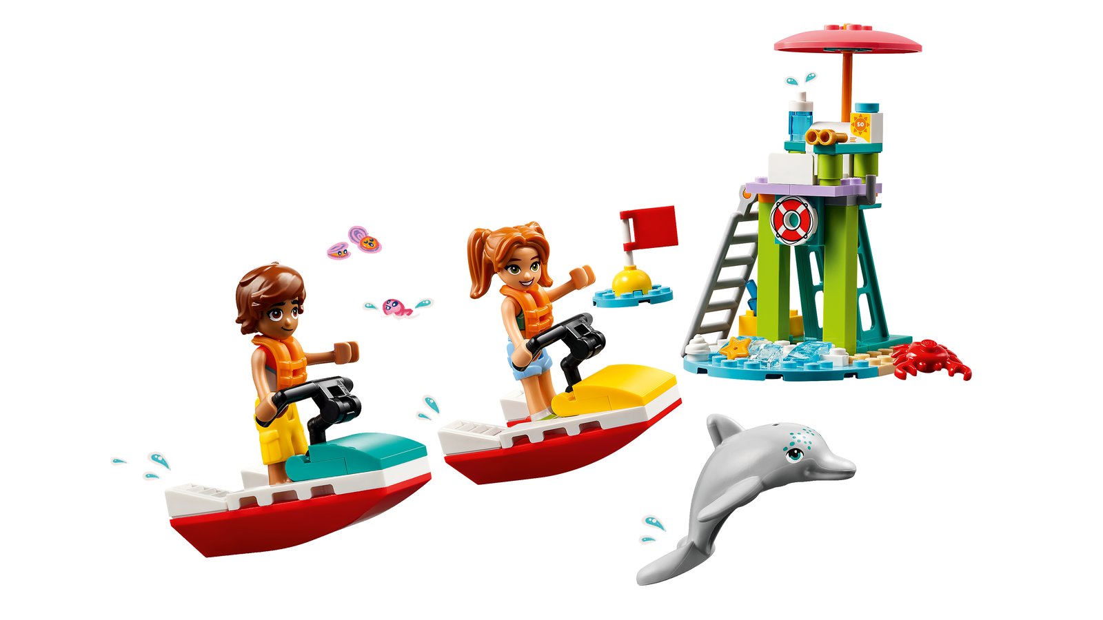 LEGO 42623 LEGO® Friends 42623 - Rettungsschwimmer Aussichtsturm mit Jetskis – Primäres Produktbild