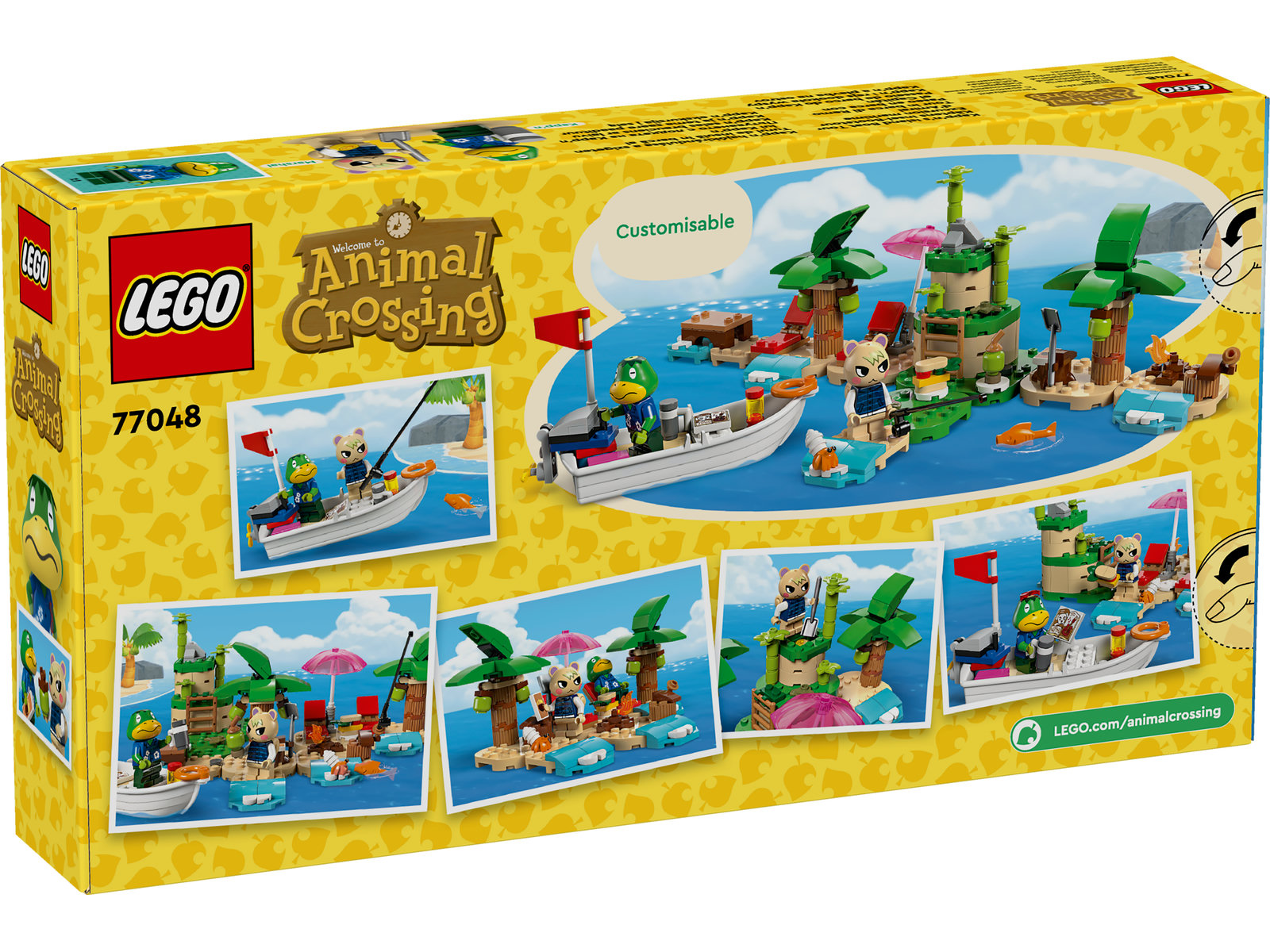 LEGO® Animal Crossing 77048 - Käptens Insel-Bootstour