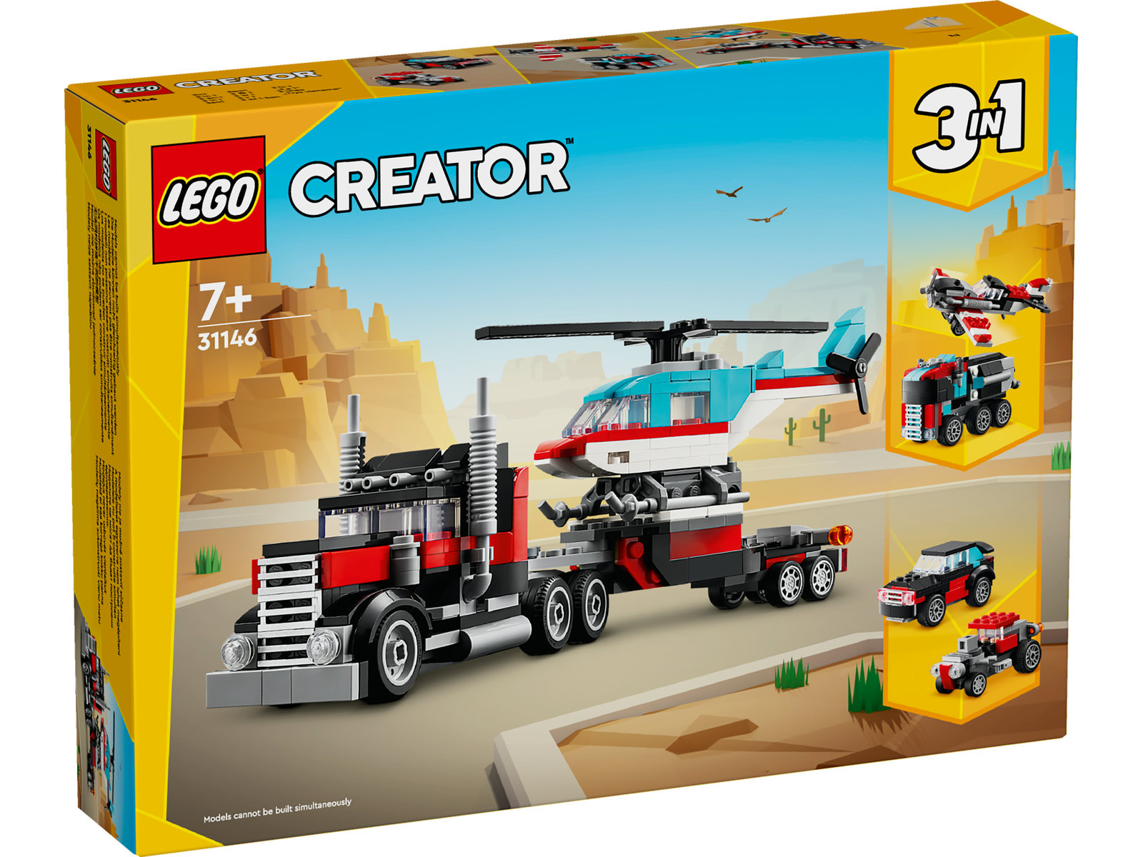 LEGO® Creator 31146 - Tieflader mit Hubschrauber LEGO® Creator 31146 - Tieflader mit Hubschrauber
